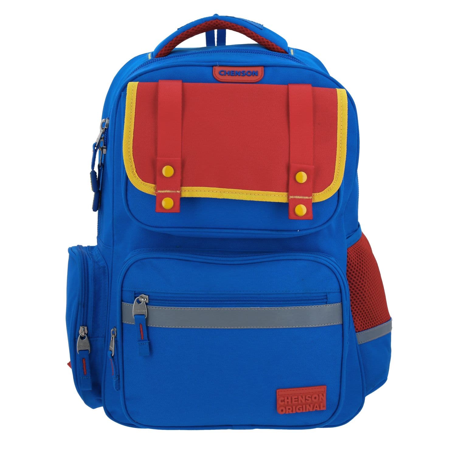 Mochila escolar Chenson Original azul con diseño moderno y amplio espacio, modelo CO70203-9