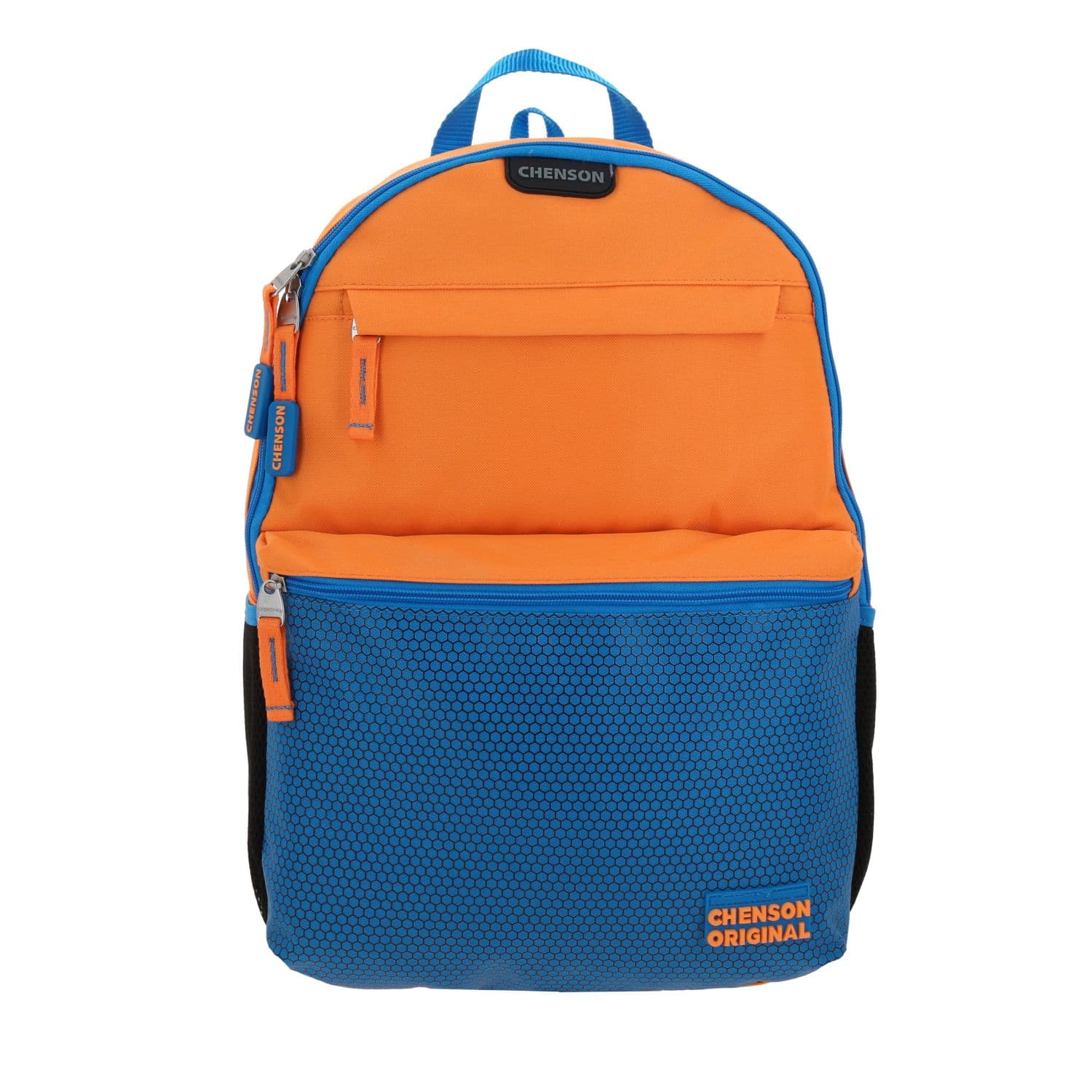 Mochila escolar Chenson Original naranja con diseño funcional y moderno, modelo CO70239-O