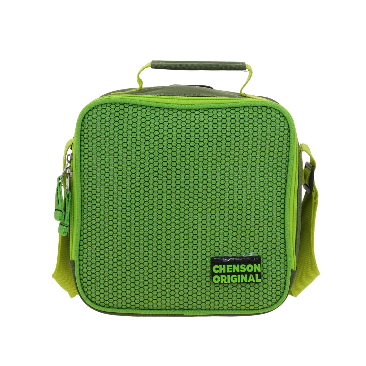 Lonchera escolar térmica Chenson Original verde seco - diseño práctico y funcional, modelo CO70240-A