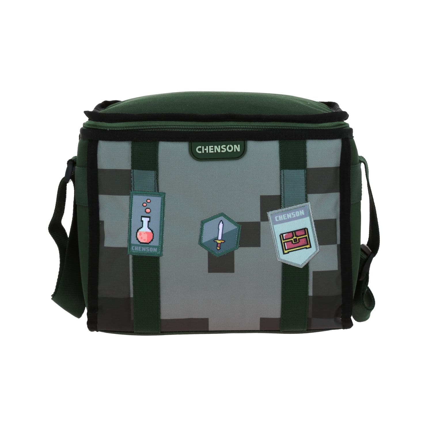 Lonchera escolar térmica Chenson Original verde con diseño funcional, modelo CO70538-G
