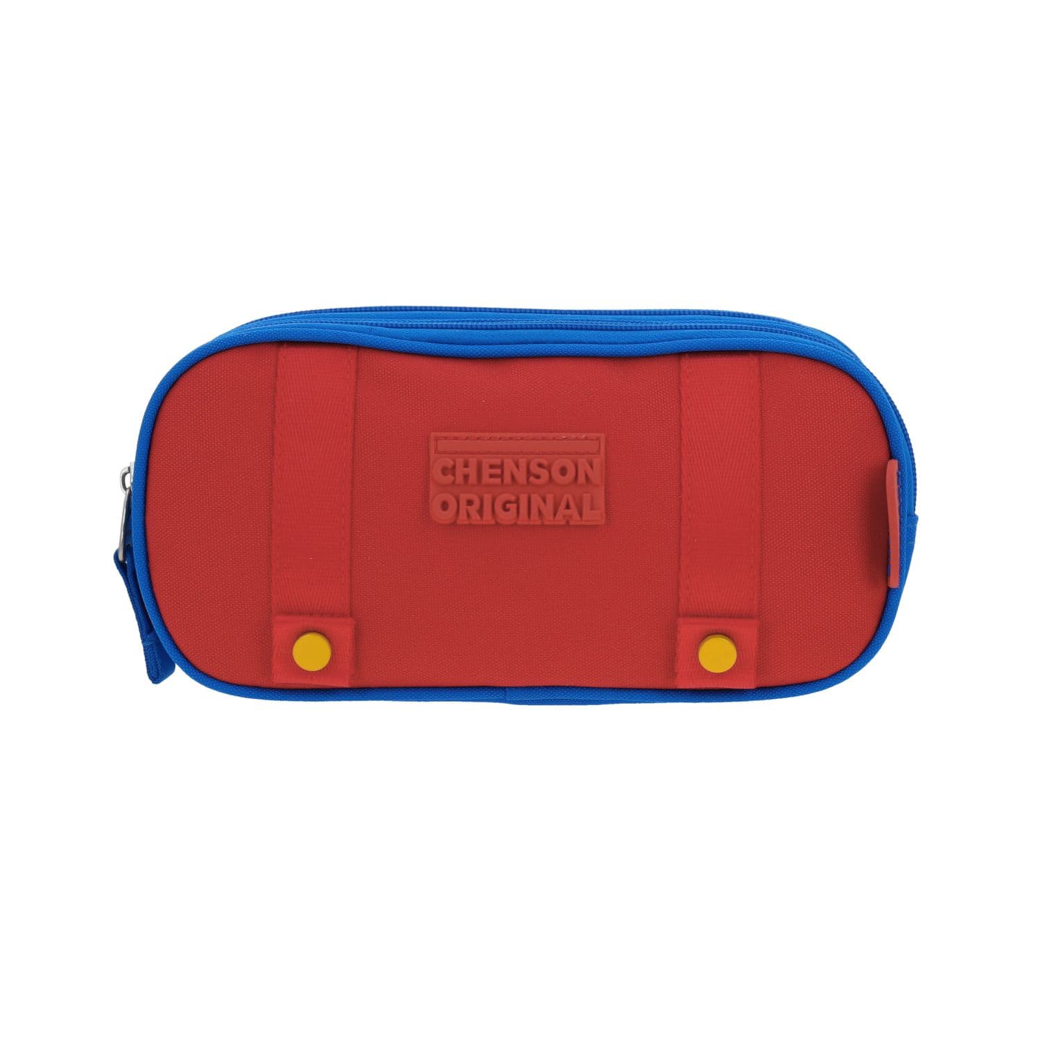 Lapicera escolar Chenson Original azul con doble compartimento y diseño moderno, modelo CO70737-9