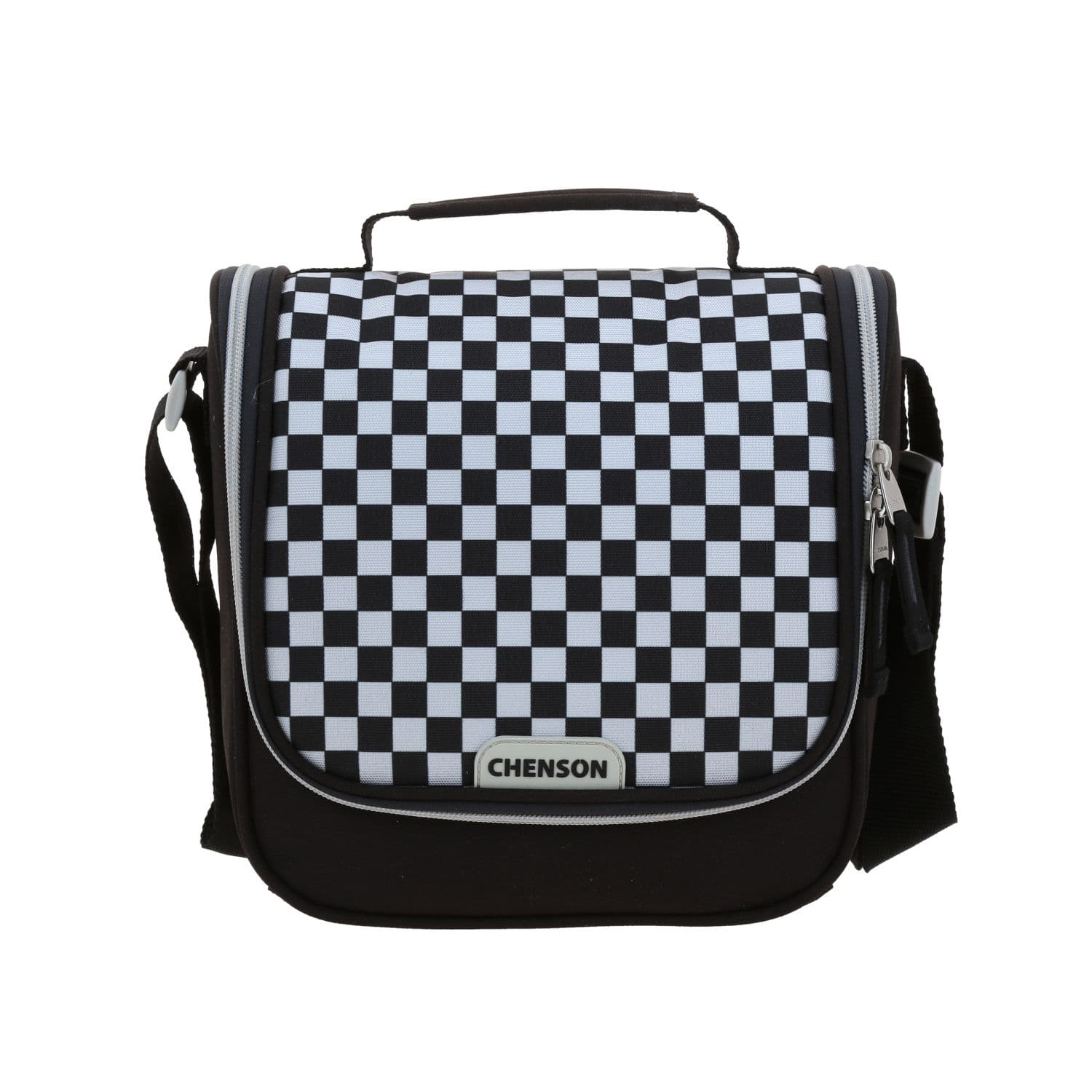 Lonchera escolar térmica Chenson Original negra con diseño moderno, modelo CO70760-3