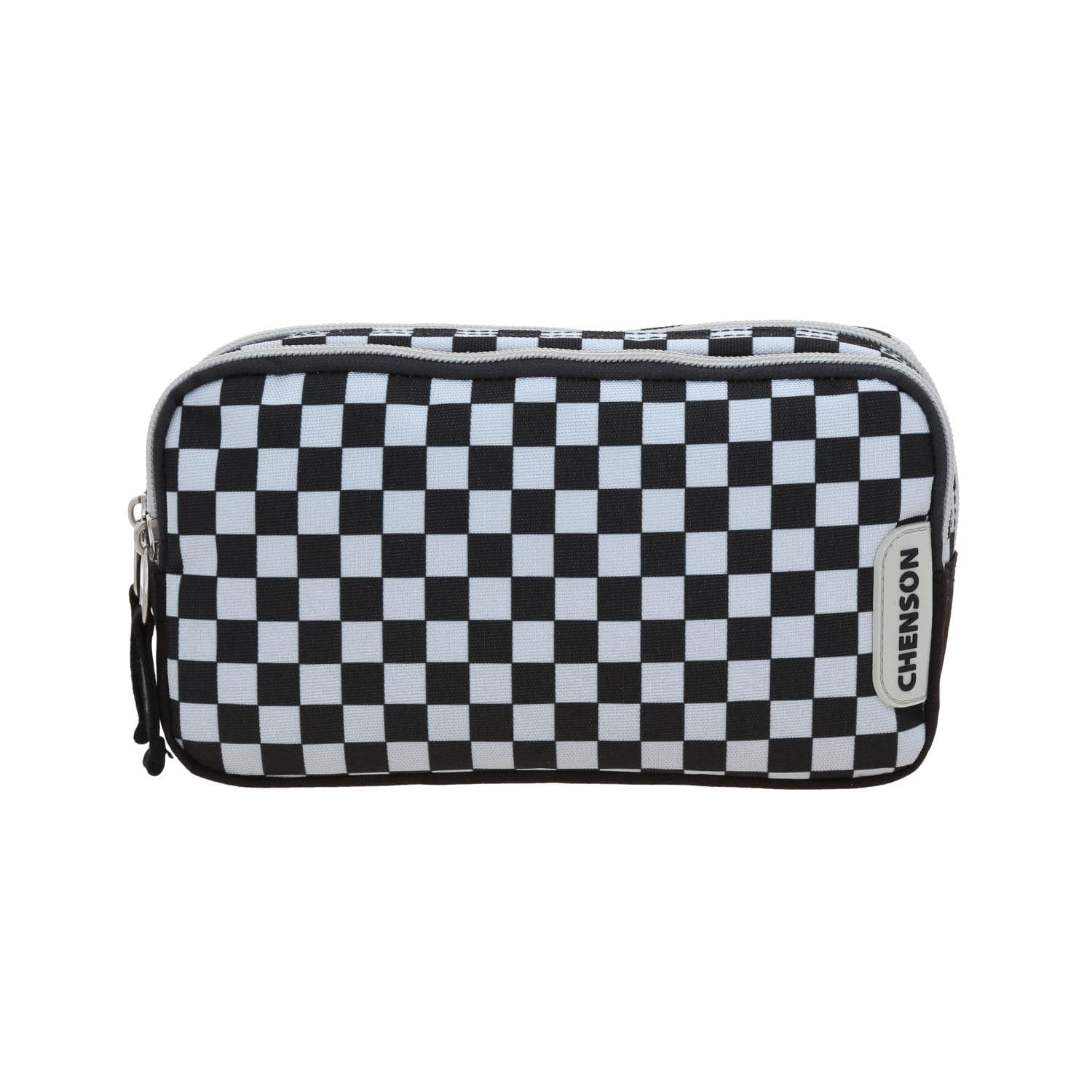 Lapicera escolar Chenson Original negra con doble compartimento, modelo CO70761-3