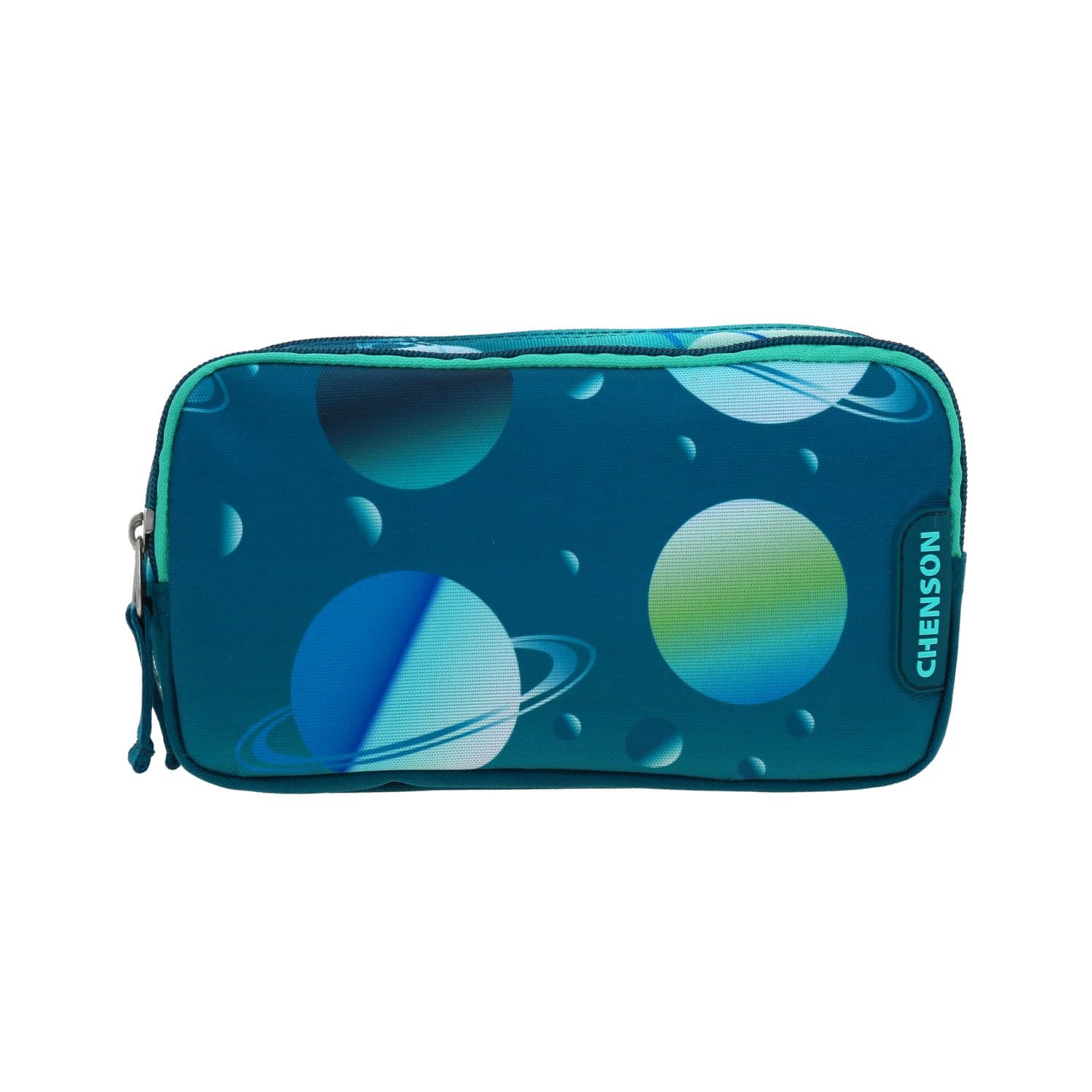 Lapicera escolar azul Chenson Original con doble compartimento, modelo CO70764-9