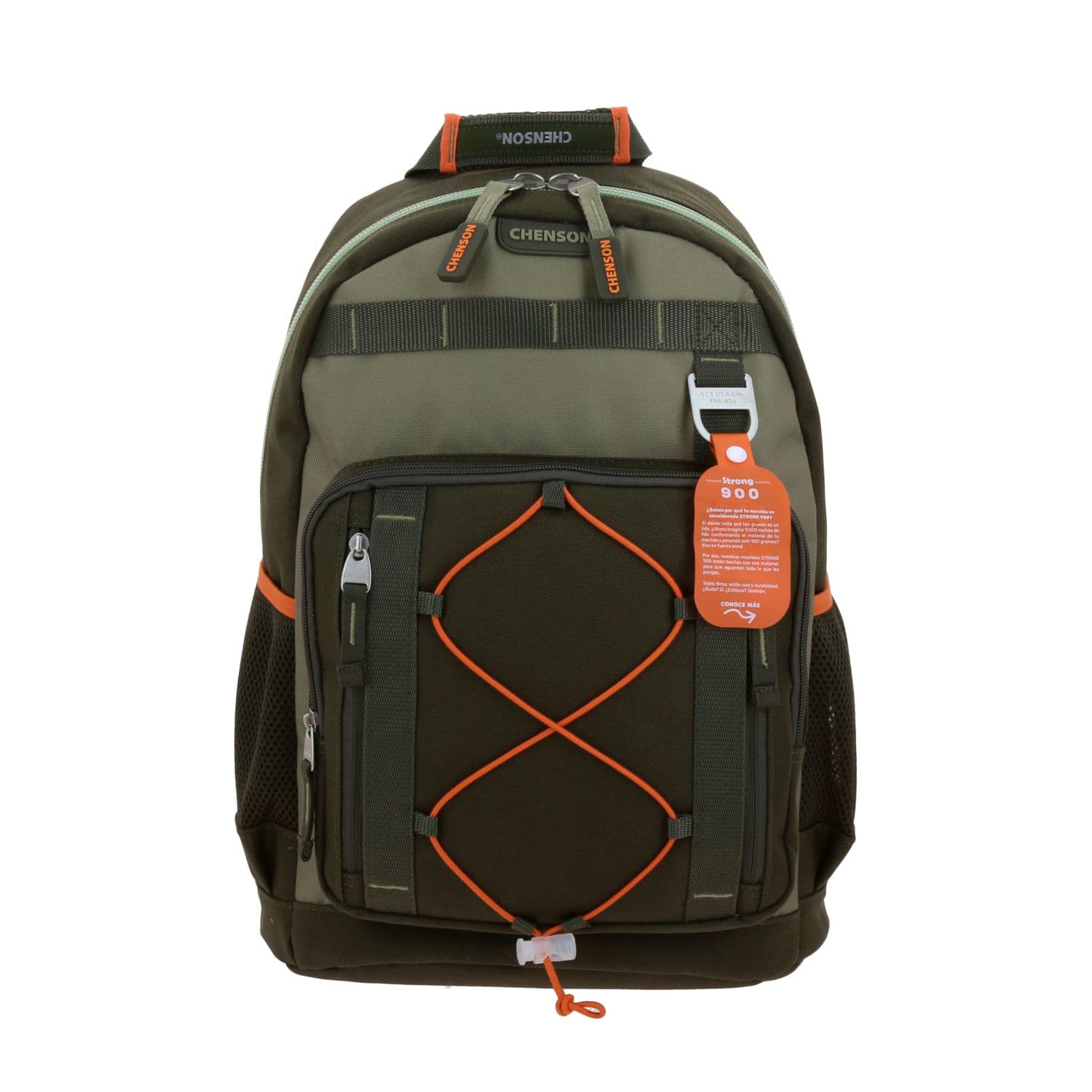 Mochila Chenson Original Verde Seco 31cm - Resistente y Práctica, modelo CO70907-A