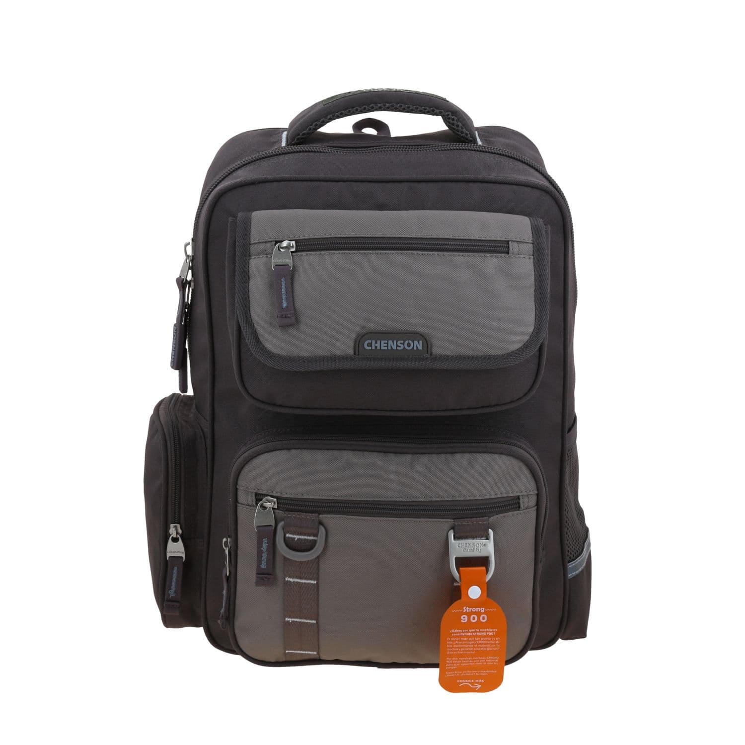 Mochila Chenson Original Gris 30cm - Diseño Resistente, modelo CO70911-2