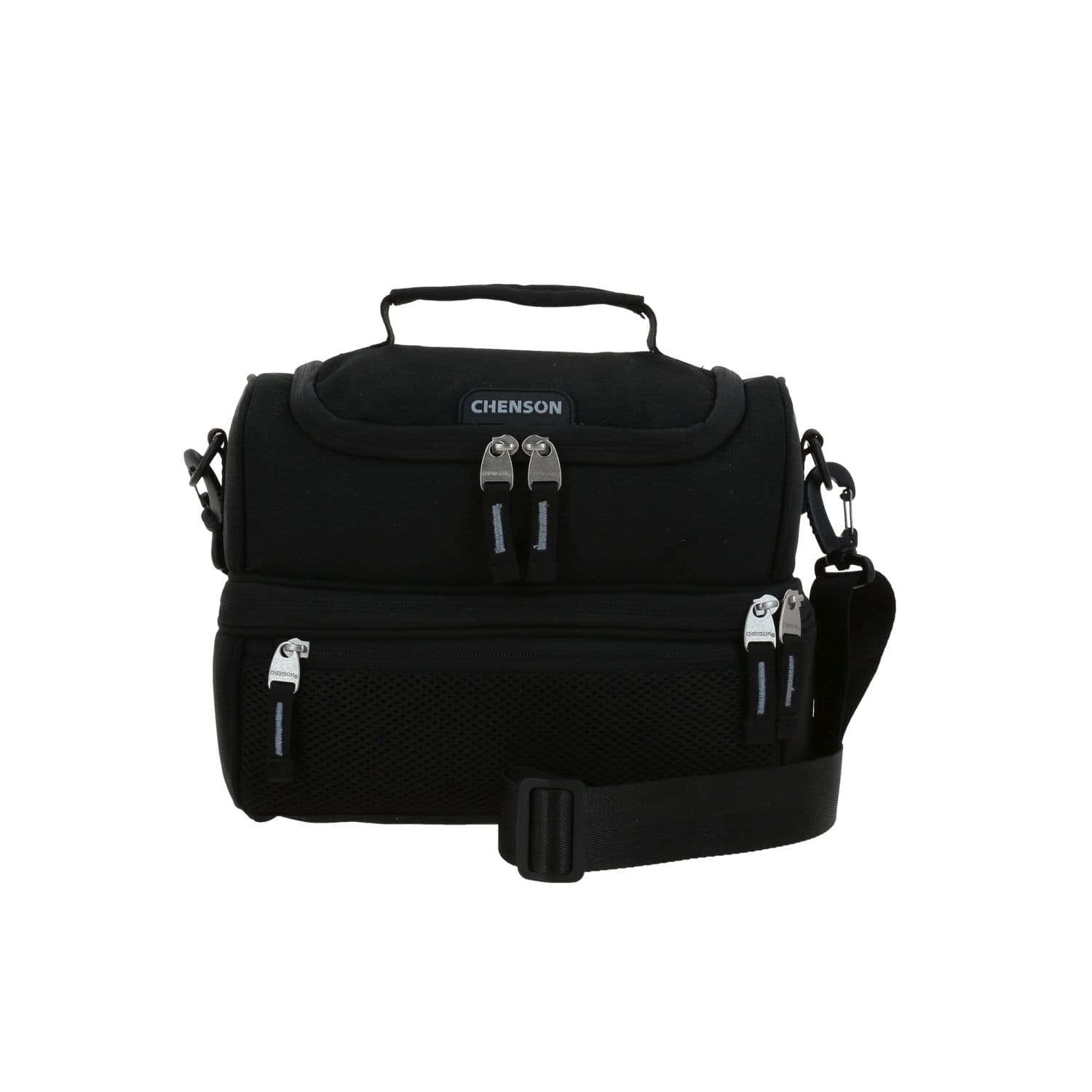Lonchera Térmica Chenson Original Negro 25cm | Diseño Premium, modelo CO70912-3