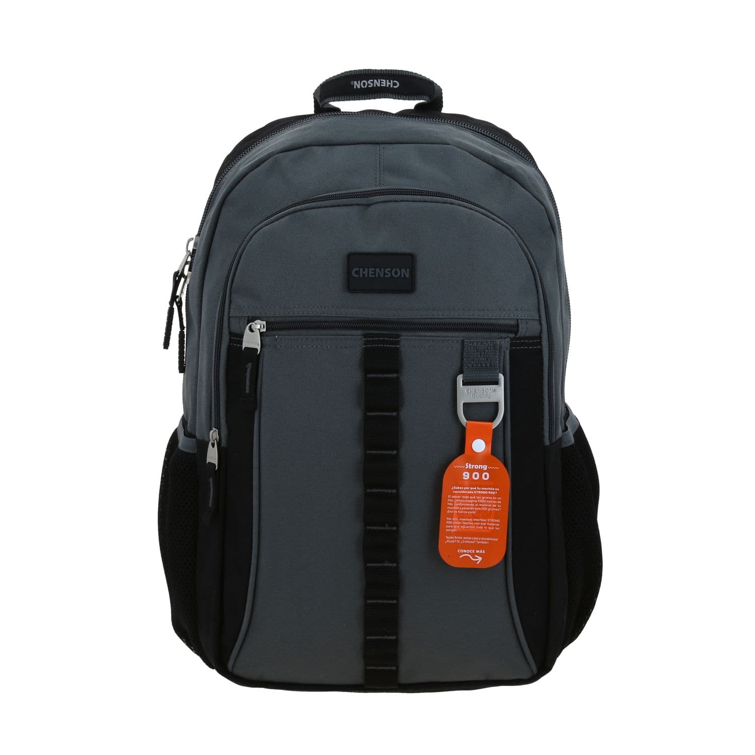 Mochila Chenson Original Gris 30L Resistente Escolar, modelo CO70934-2