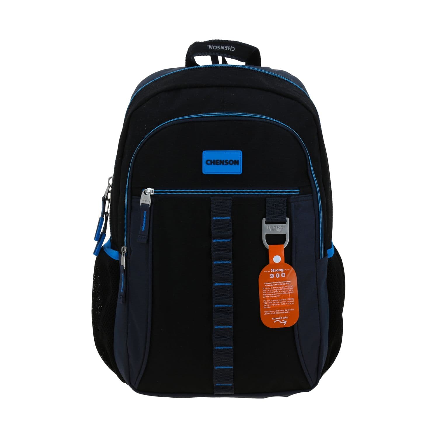 Mochila Chenson Original Turquesa 30x43 - Escolar Resistente, modelo CO70934-T