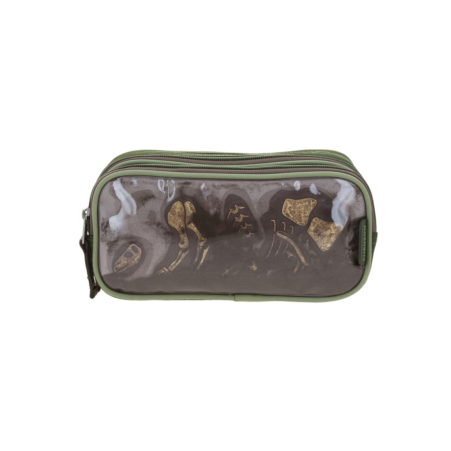 Lapicera Verde Seco Chenson Original | Estuche Escolar 23cm, modelo CO71166-A