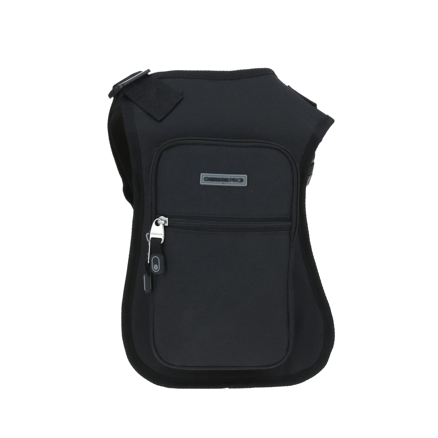 Bolsa de lado Chenson Pro negra para profesional elegante y organizado, modelo CP65575-3
