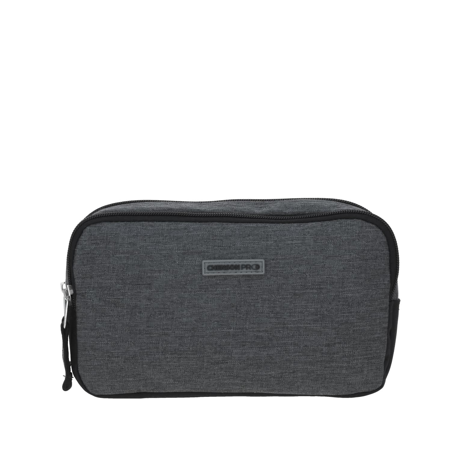 Lapicera profesional Chenson Pro gris con doble compartimento elegante, modelo CP65579-2