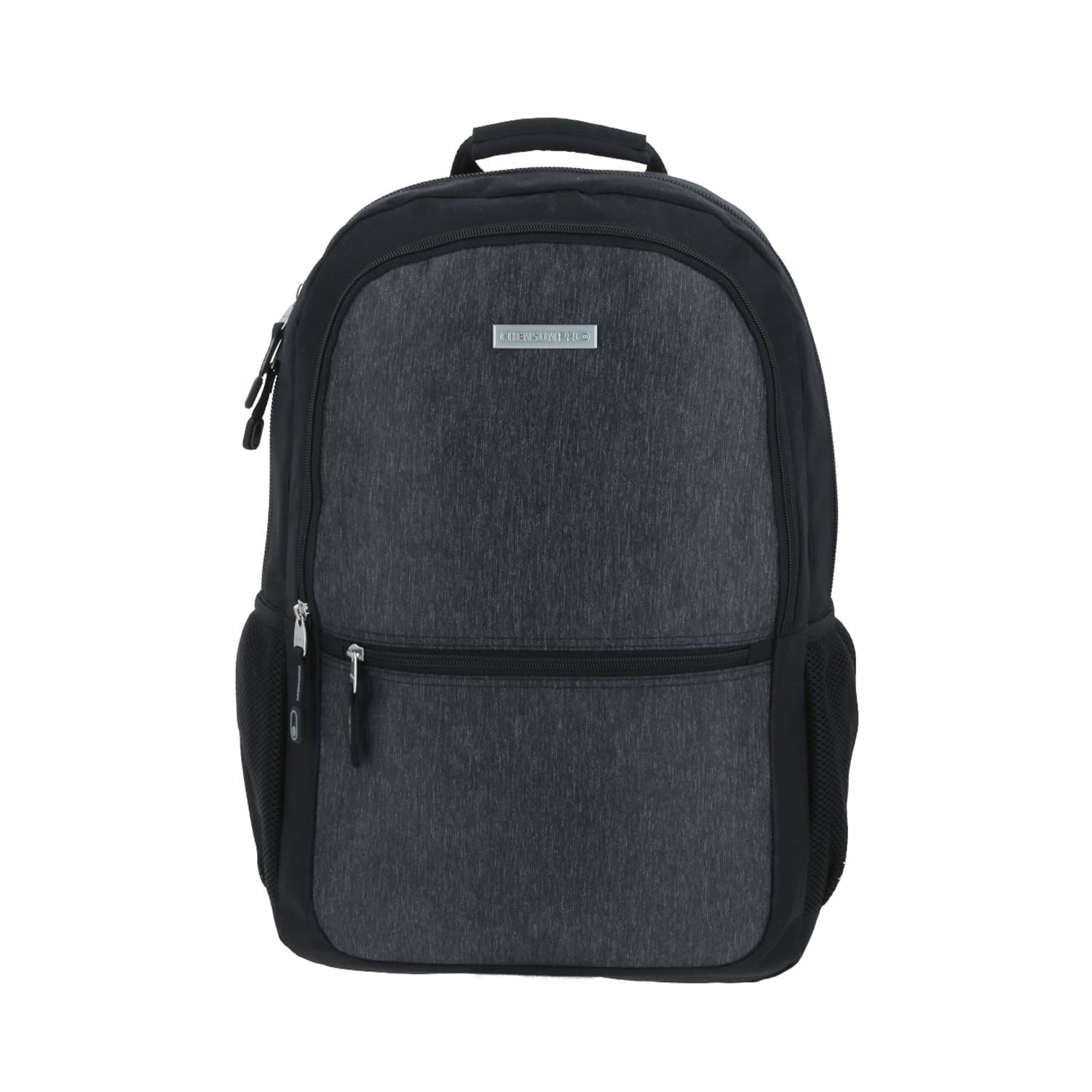Mochila profesional Chenson Pro gris con organizador y porta laptop, modelo CP65916-2