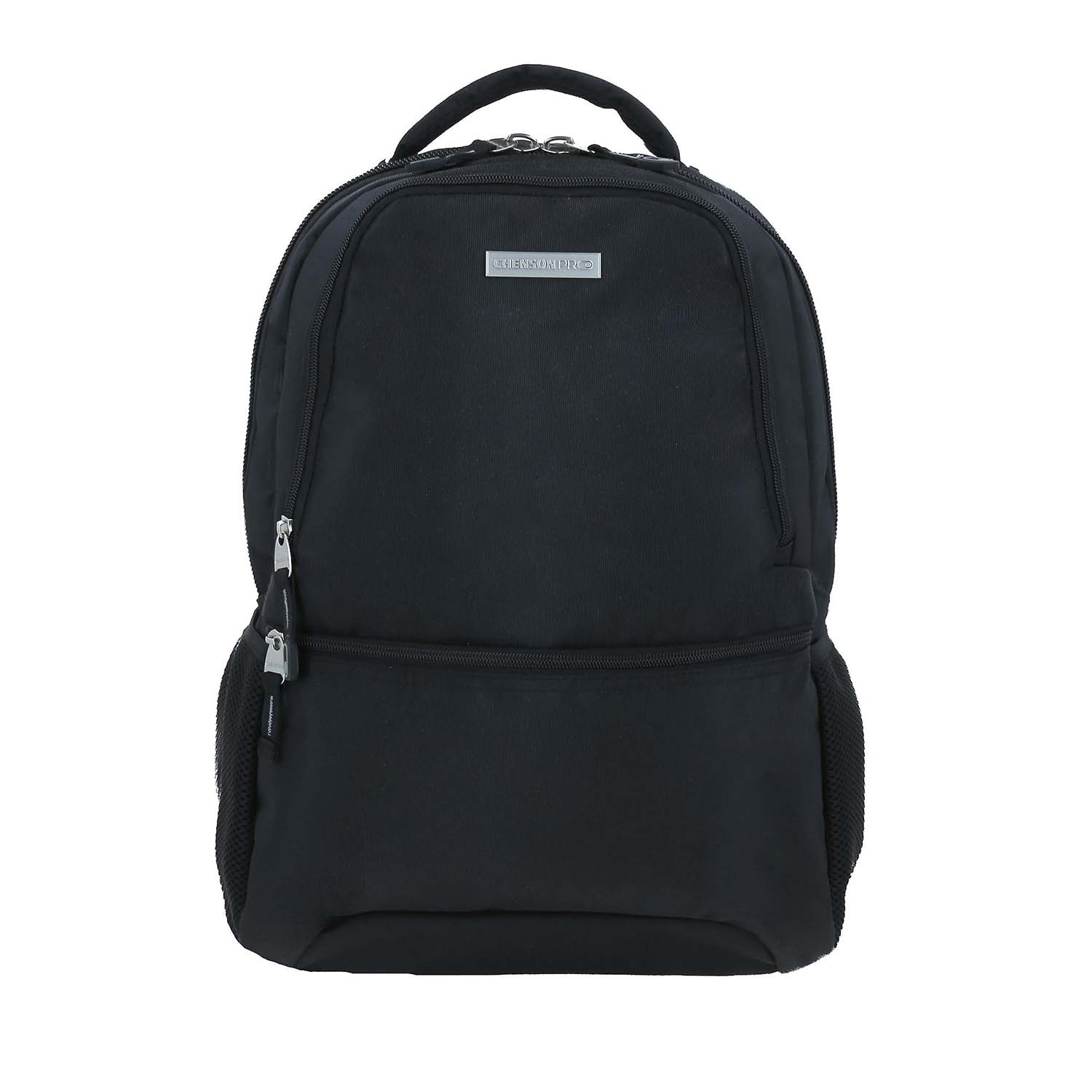 Mochila ejecutiva Chenson Pro negra con organizador interno y soporte para maleta, modelo CP65926-3