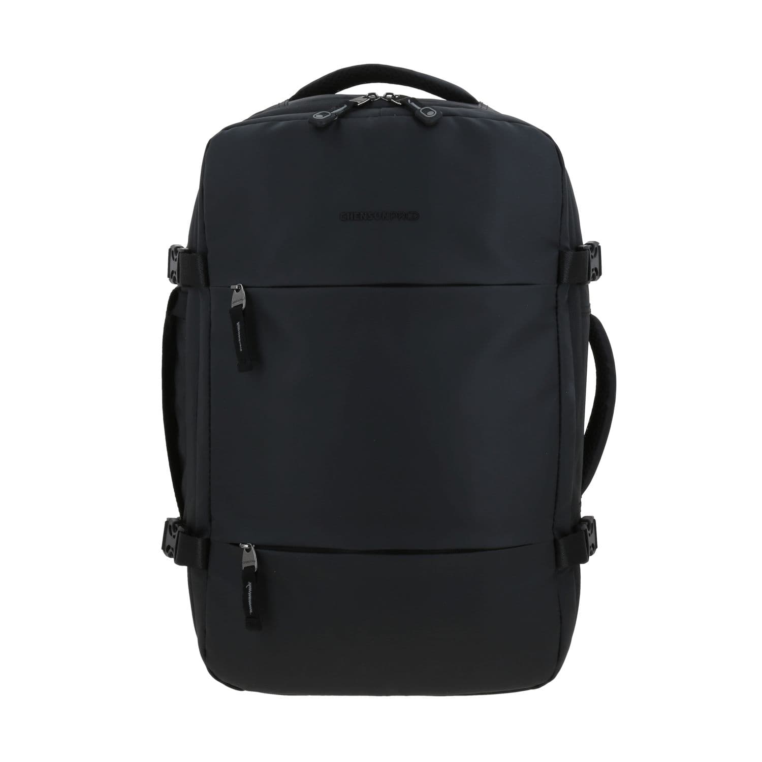 Mochila Ejecutiva Chenson Pro Negra con Soporte Lumbar y Organización Eficiente, modelo CP66538-3