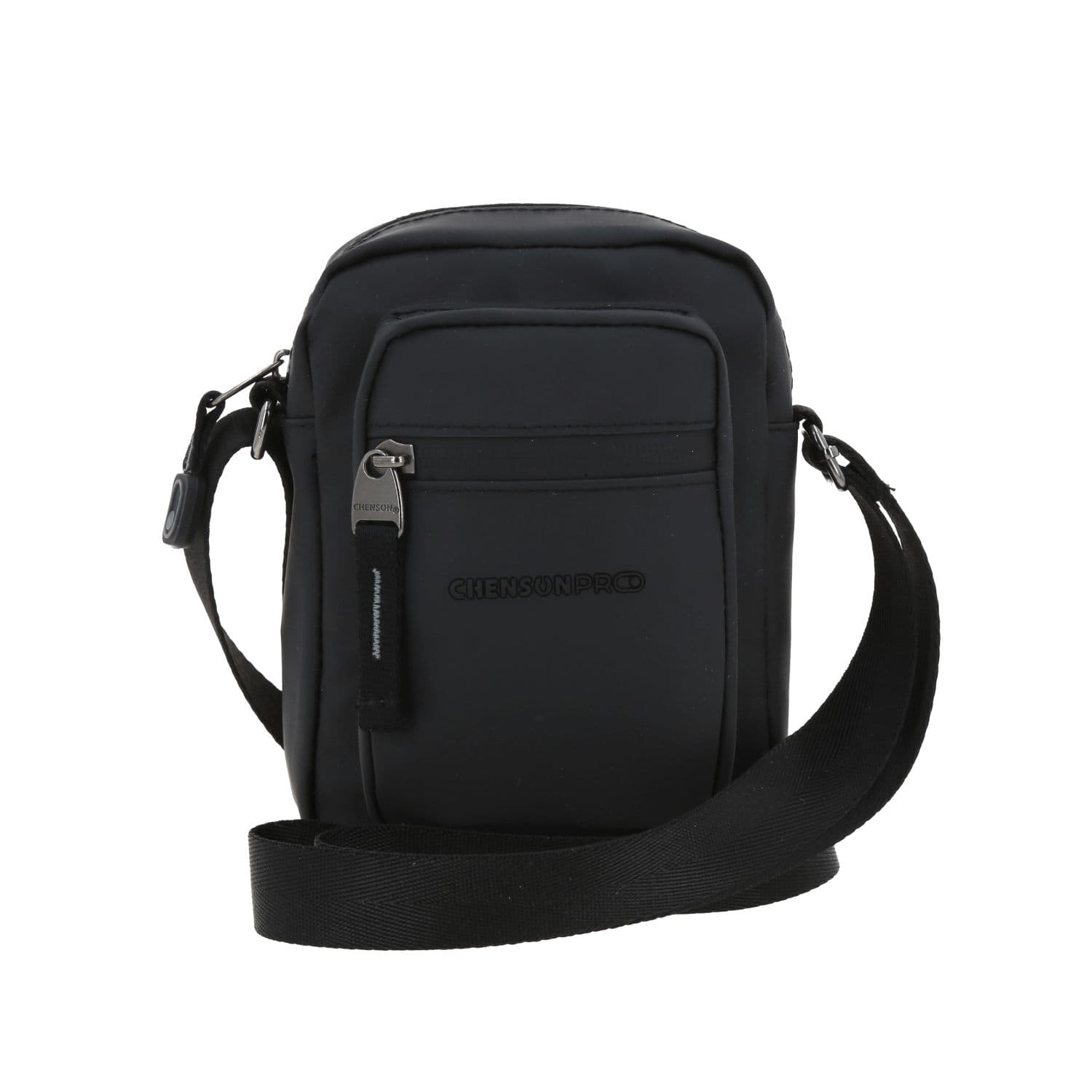 Bolsa de Lado Chenson Pro negra para ejecutivo elegante y organizado, modelo CP66541-3