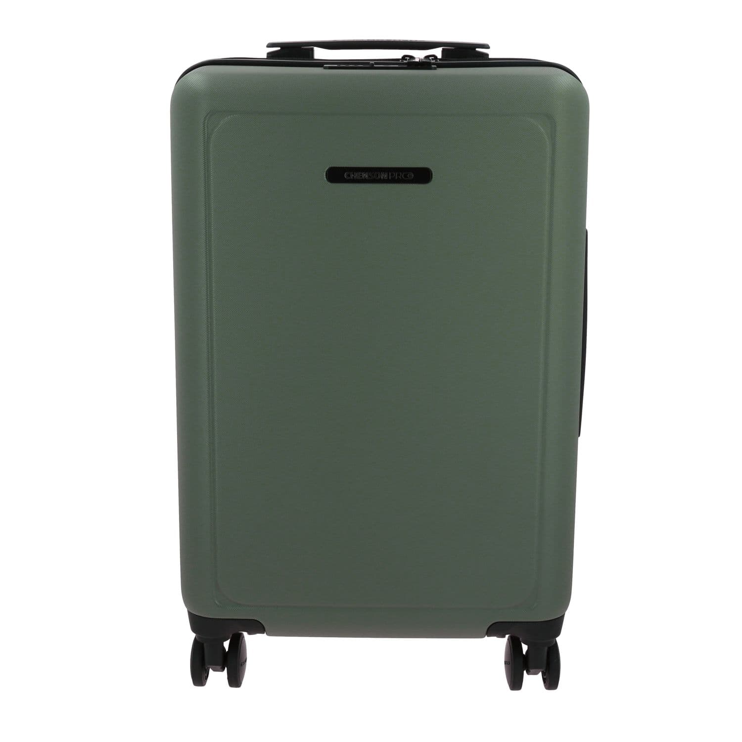 Maleta con ruedas Chenson Pro verde para ejecutivos - Elegancia y organización, modelo CP70141-G