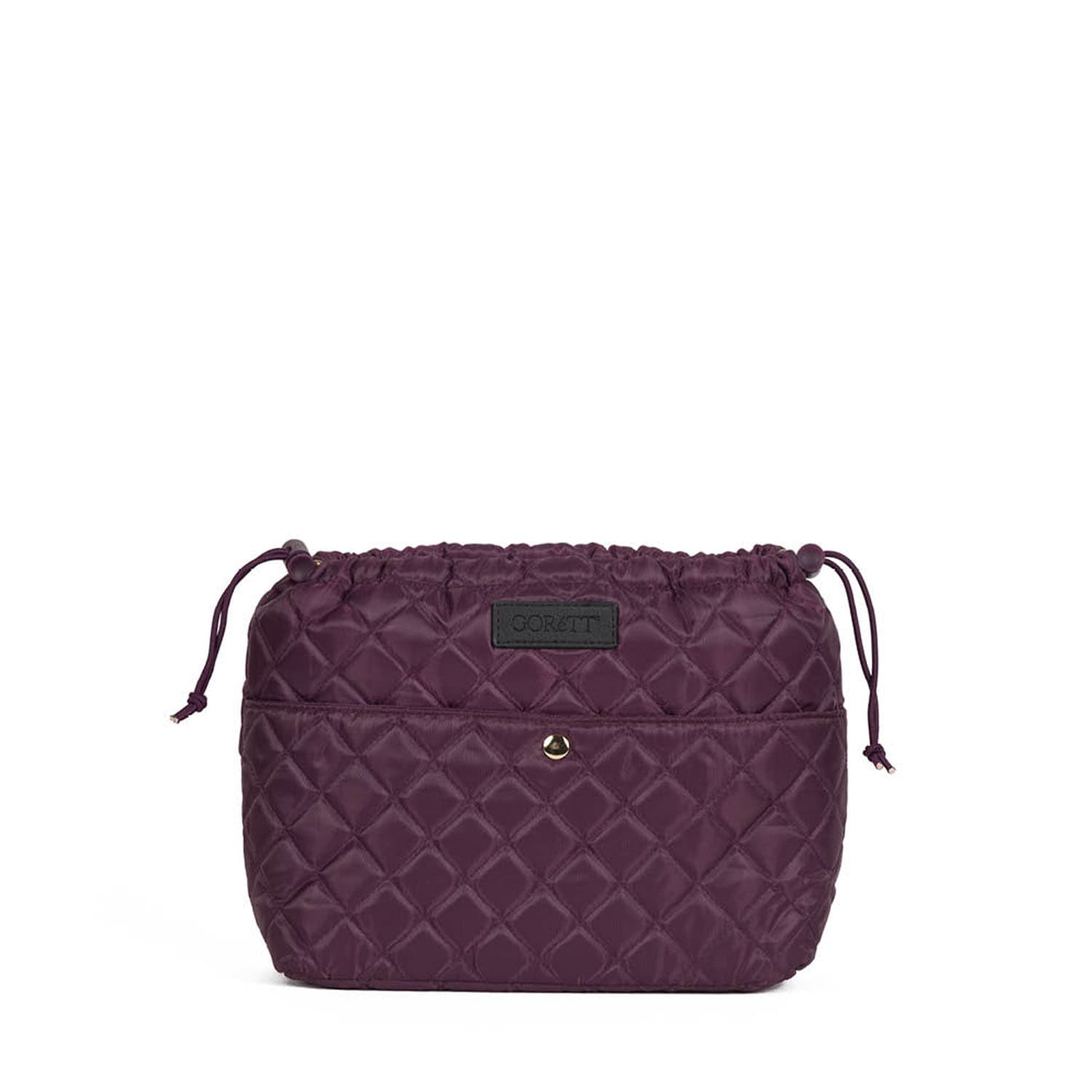 Bolsa de lado para dama Gorétt by Chenson color uva con bolsillo frontal, modelo GF16148-U