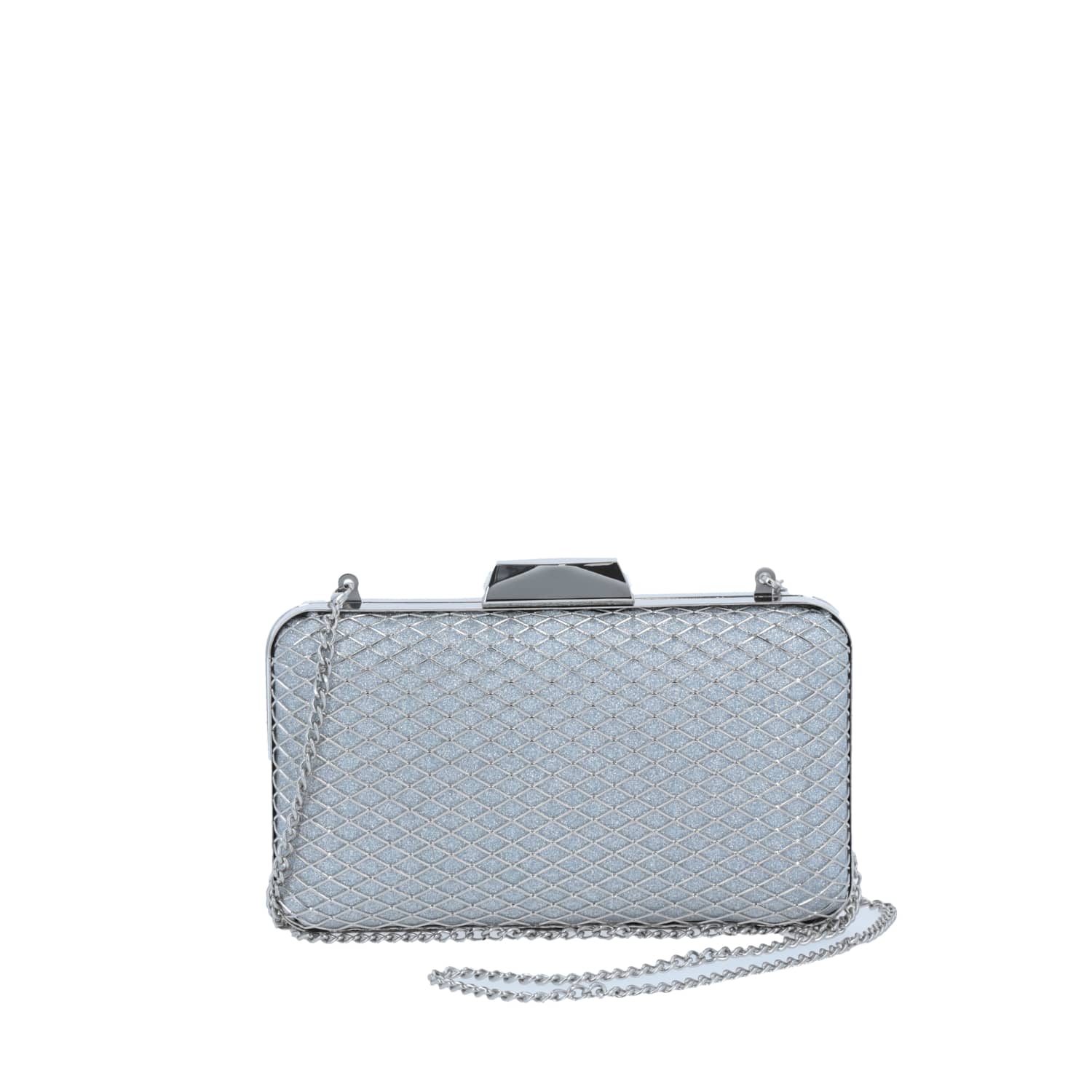 Bolsa de Lado Plateada Gorétt by Chenson - Bandolera Casual Dama, modelo GF19386-S