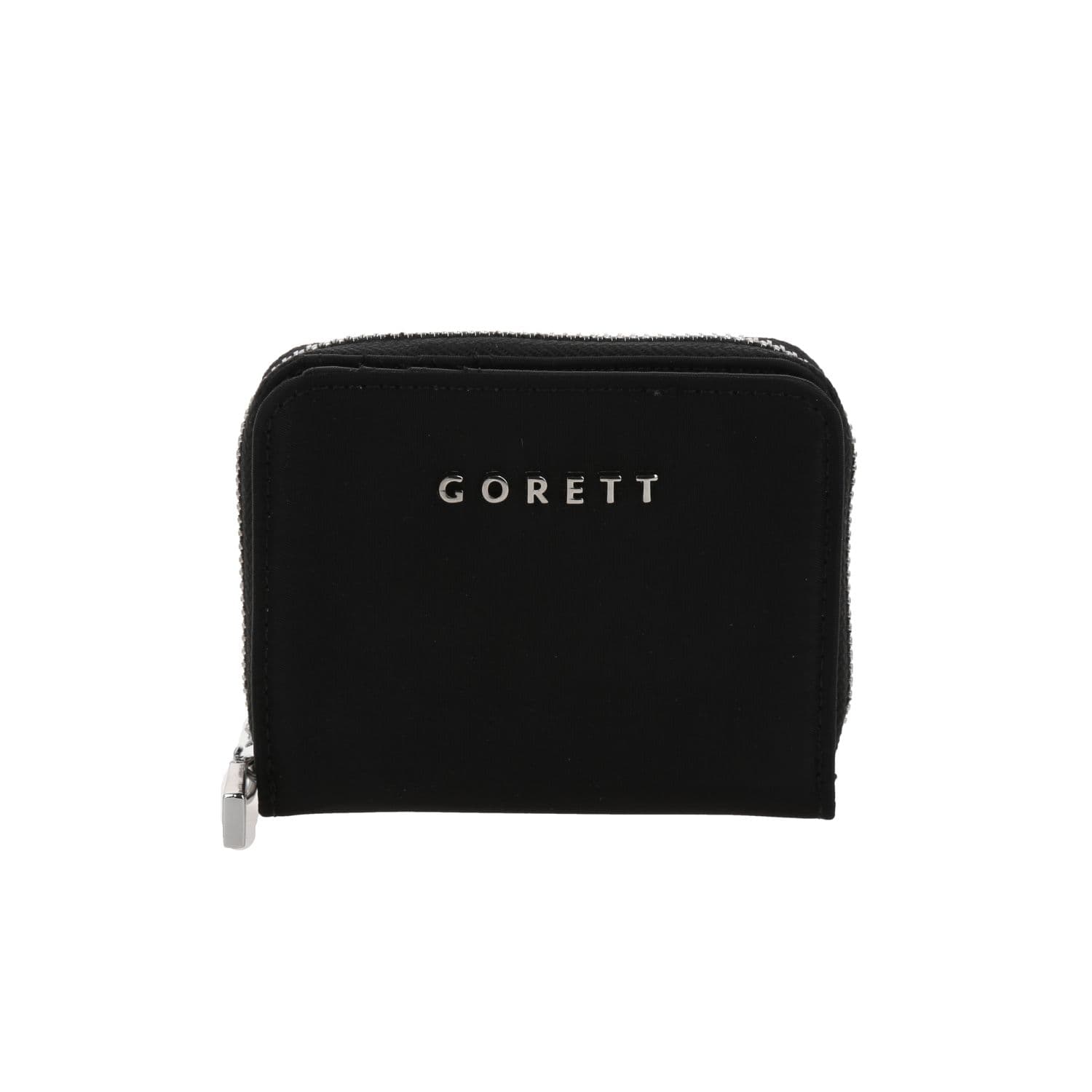 Cartera Gorétt by Chenson negra para dama con compartimentos funcionales, modelo GF25104-3