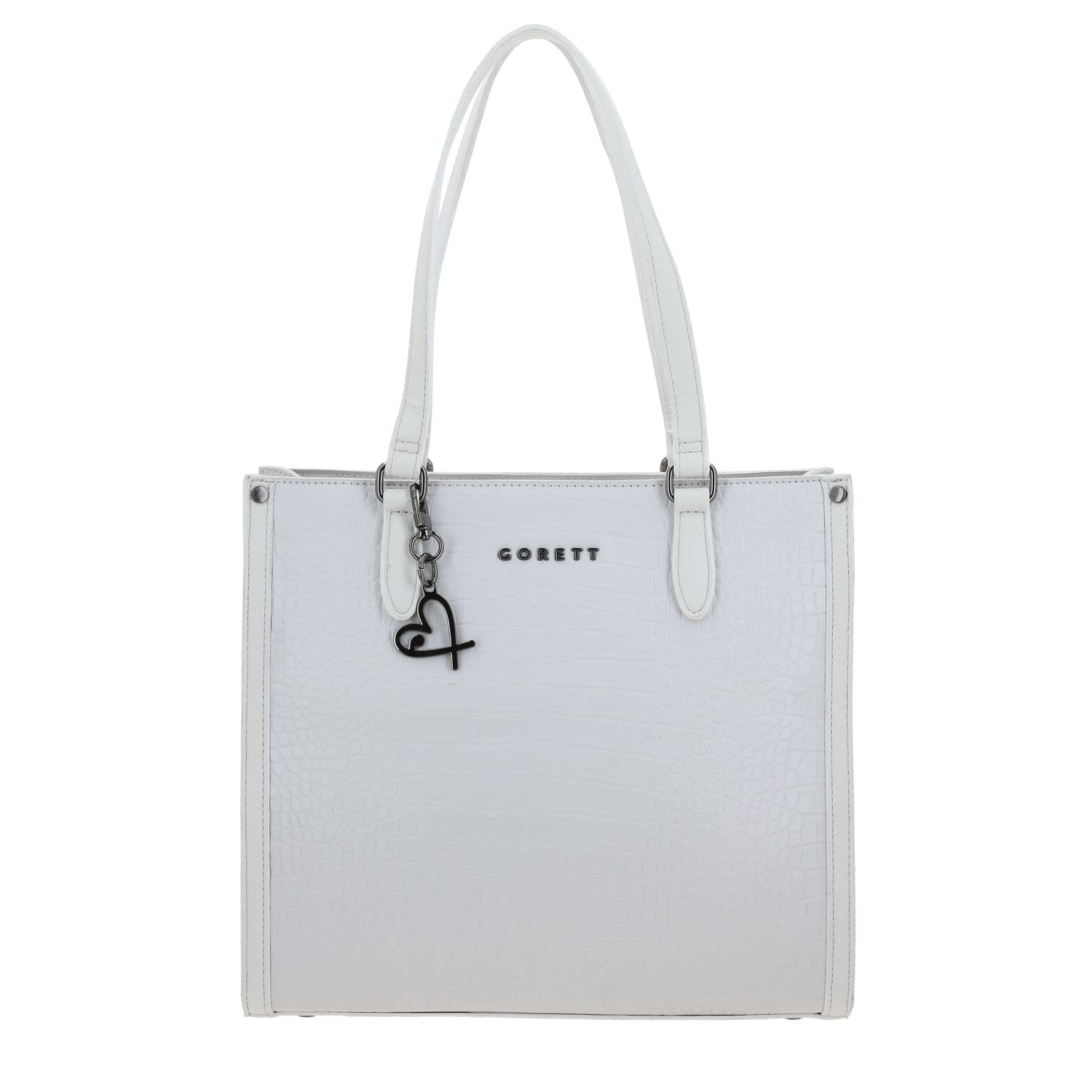 Bolsa grande para dama Gorétt by Chenson blanca con estilo y funcionalidad, modelo GF25112-W