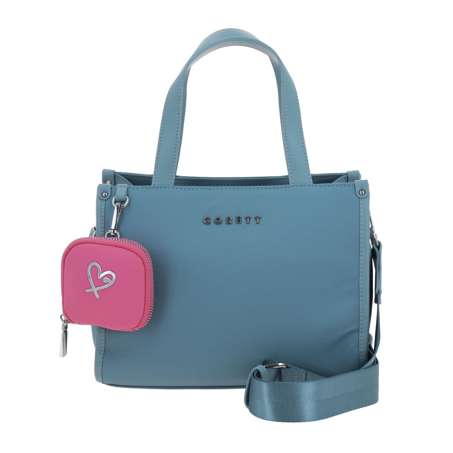 Bolsa de Mano para Dama Gorétt by Chenson Azul Estilo y Funcionalidad, modelo GF25116-9