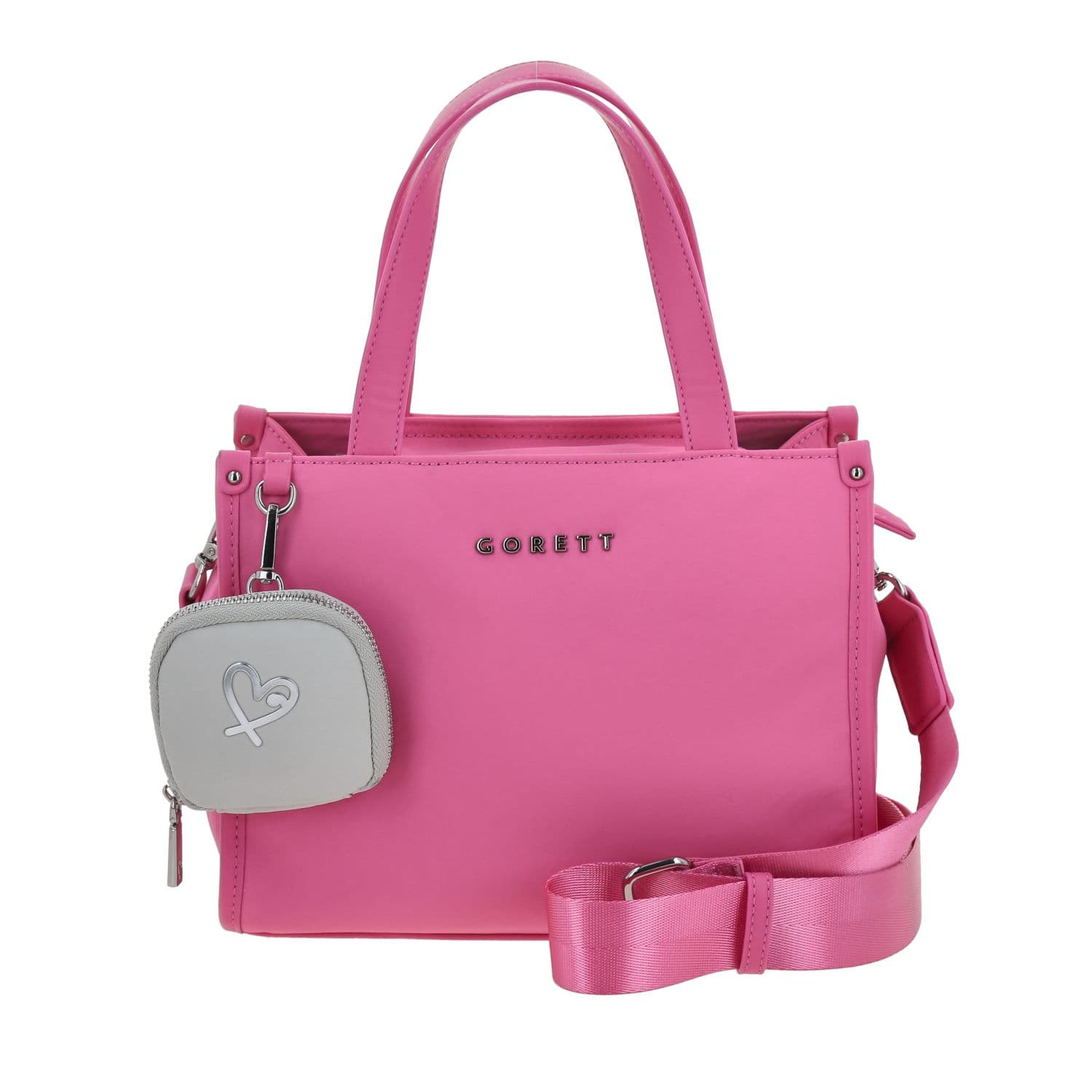 Bolsa de Mano para Dama Gorétt by Chenson Rosa con Asa Ajustable, modelo GF25116-P