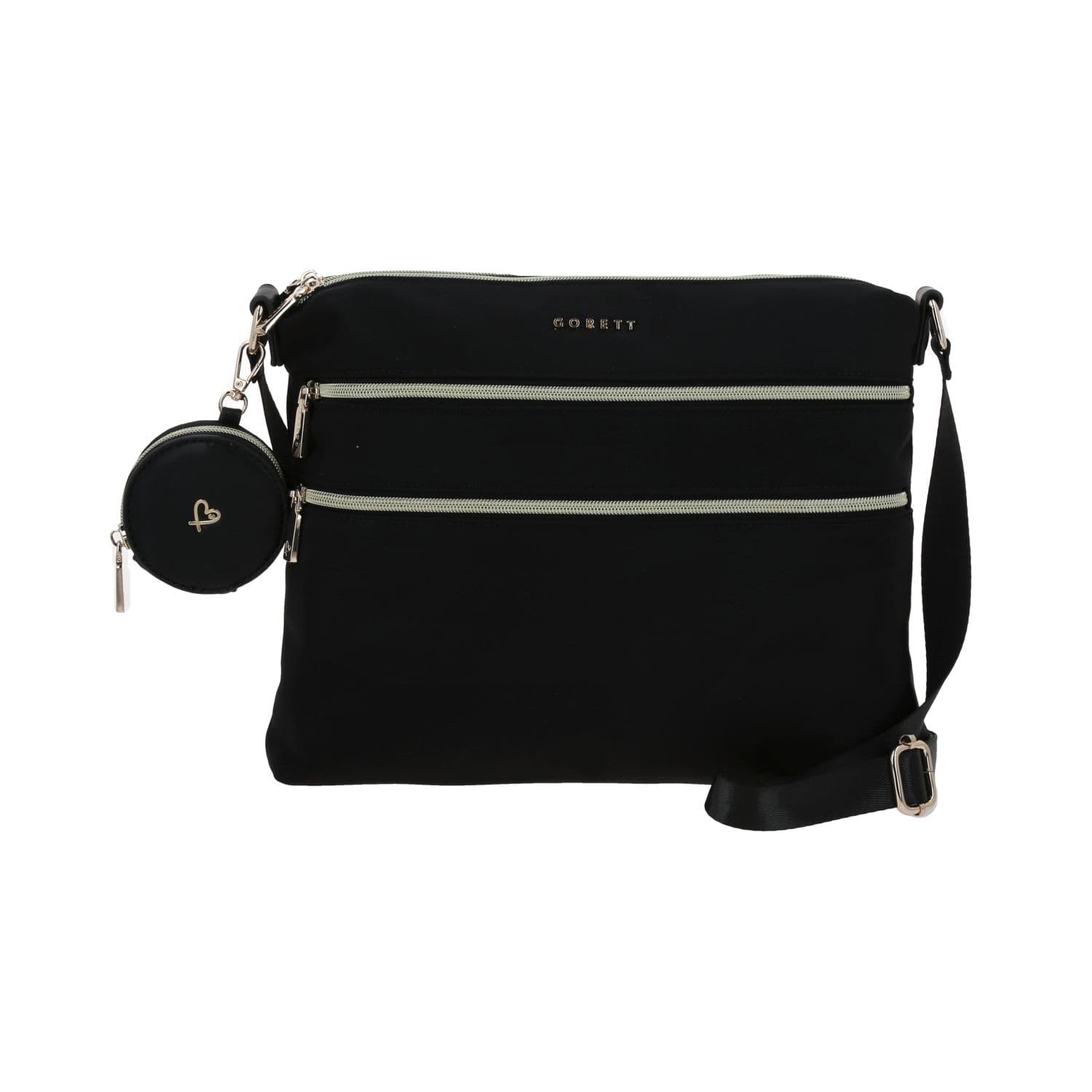 Bolsa de Lado para Dama Gorétt by Chenson Negro Estilo y Funcionalidad, modelo GF25124-3