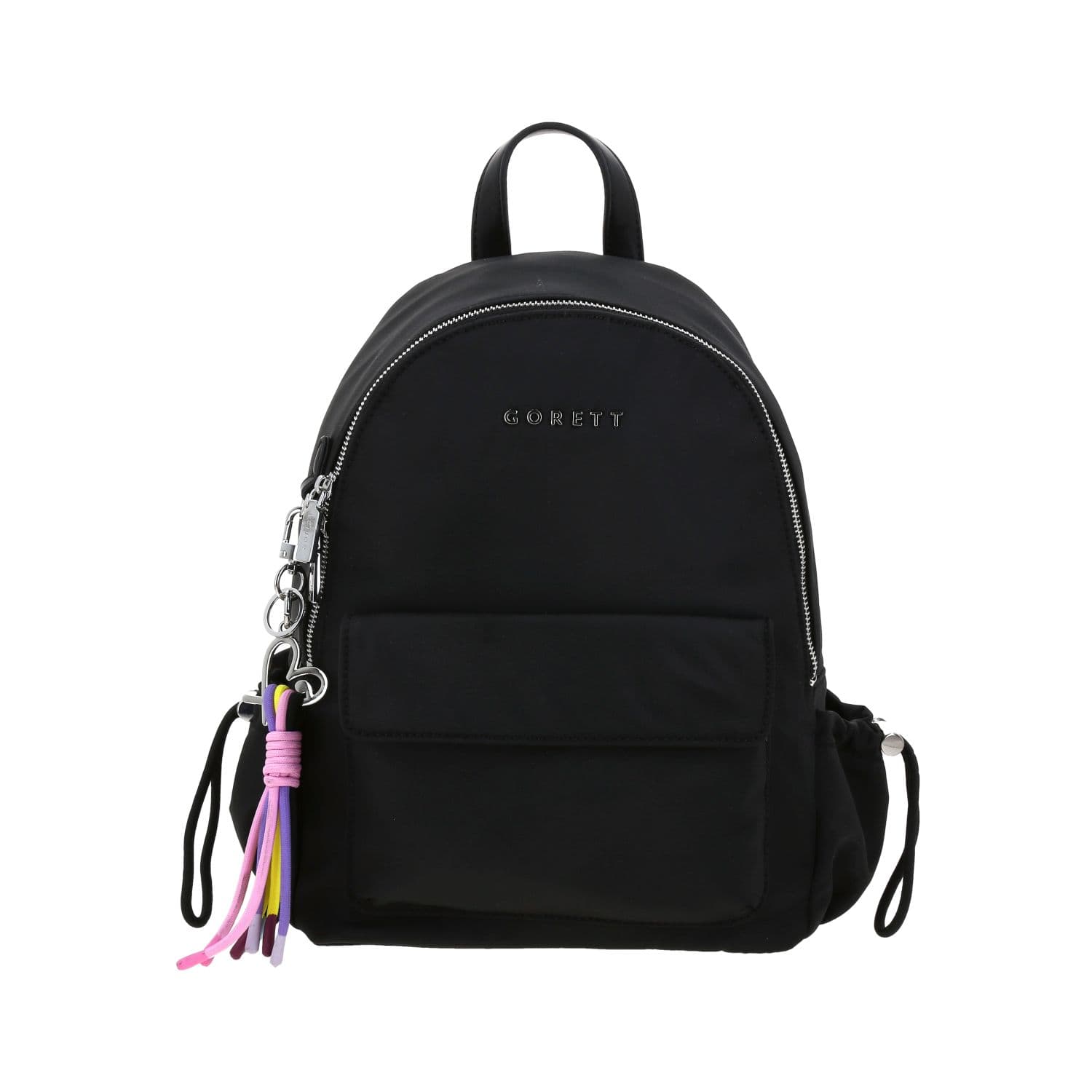 Mochila para dama Gorétt negra casual trabajo universidad, modelo GF26036-3