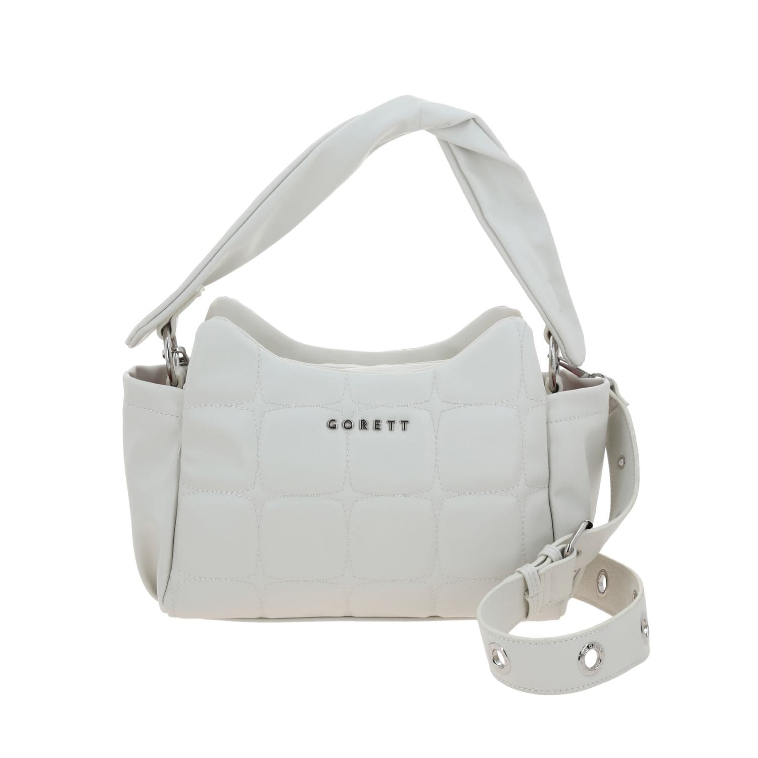 Bolsa de Mano Gorétt Blanco | Bolso para Dama Casual y Elegante, modelo GF26053-W