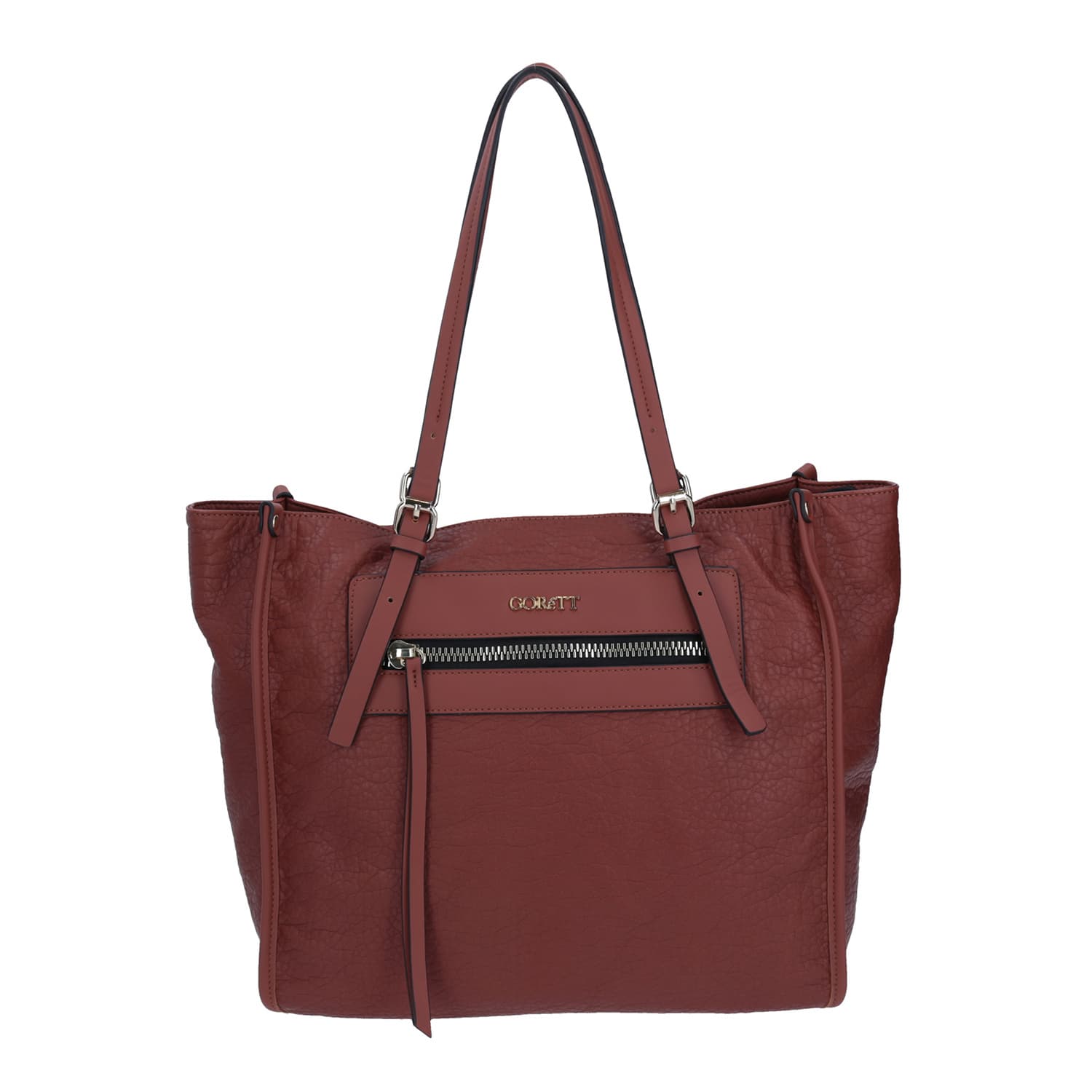 Bolsa Grande Gorétt Café para Dama - Tote Casual Elegante, modelo GS20026-B