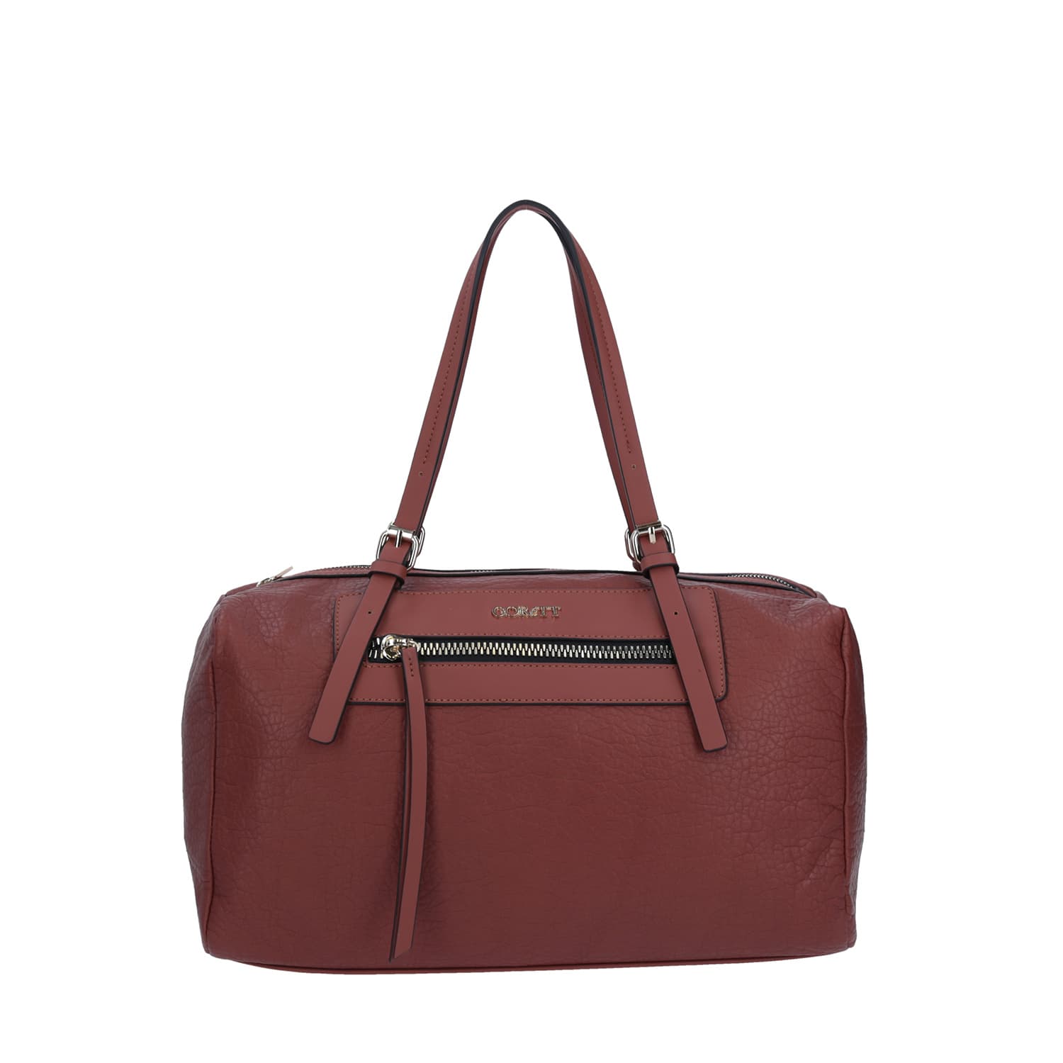 Bolsa de mano Gorétt café simil piel para mujer | Chenson, modelo GS20027-B