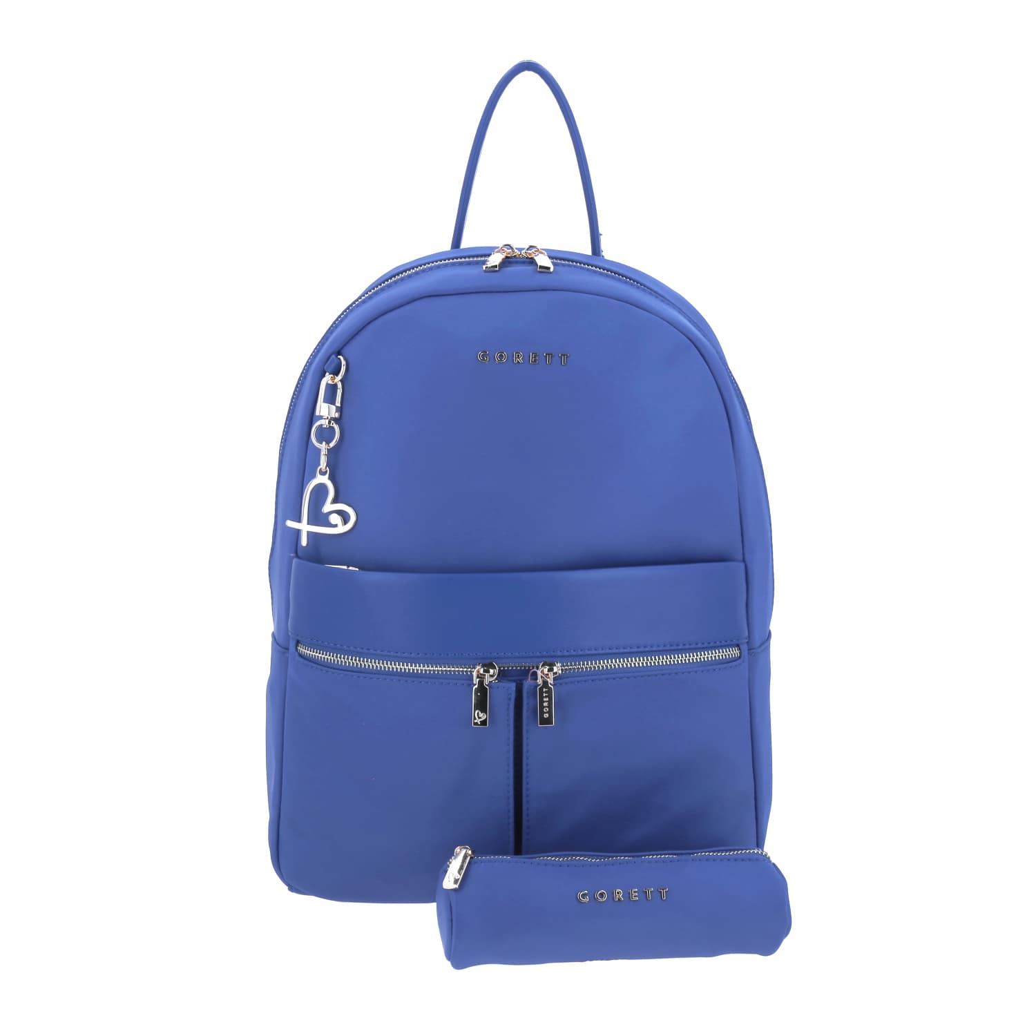 Mochila para mujer Gorétt by Chenson azul con porta laptop y compartimentos, modelo GS24014-9