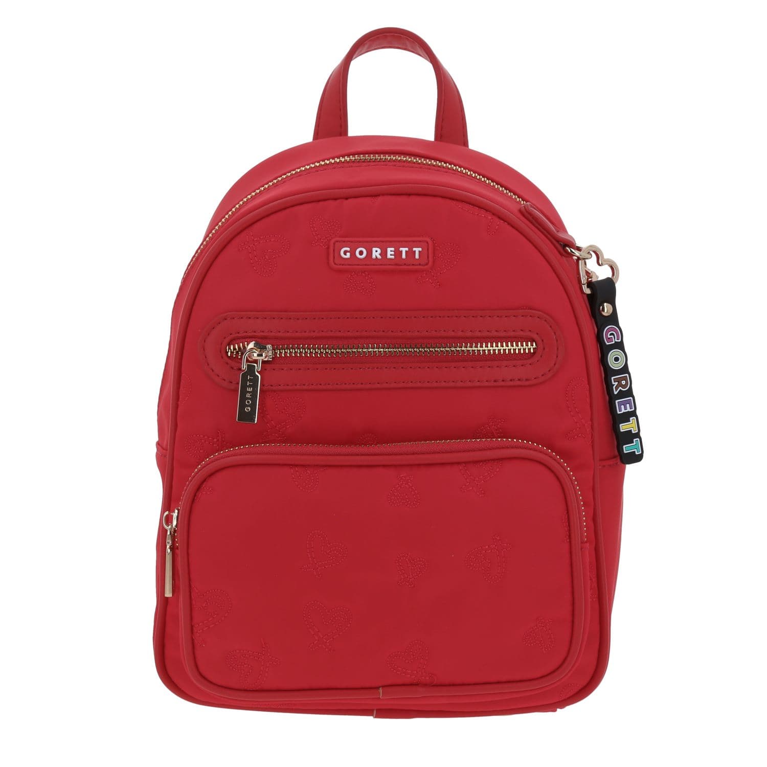 Mochila casual para dama Gorétt by Chenson color rojo - Estilo y funcionalidad, modelo GS25054-R
