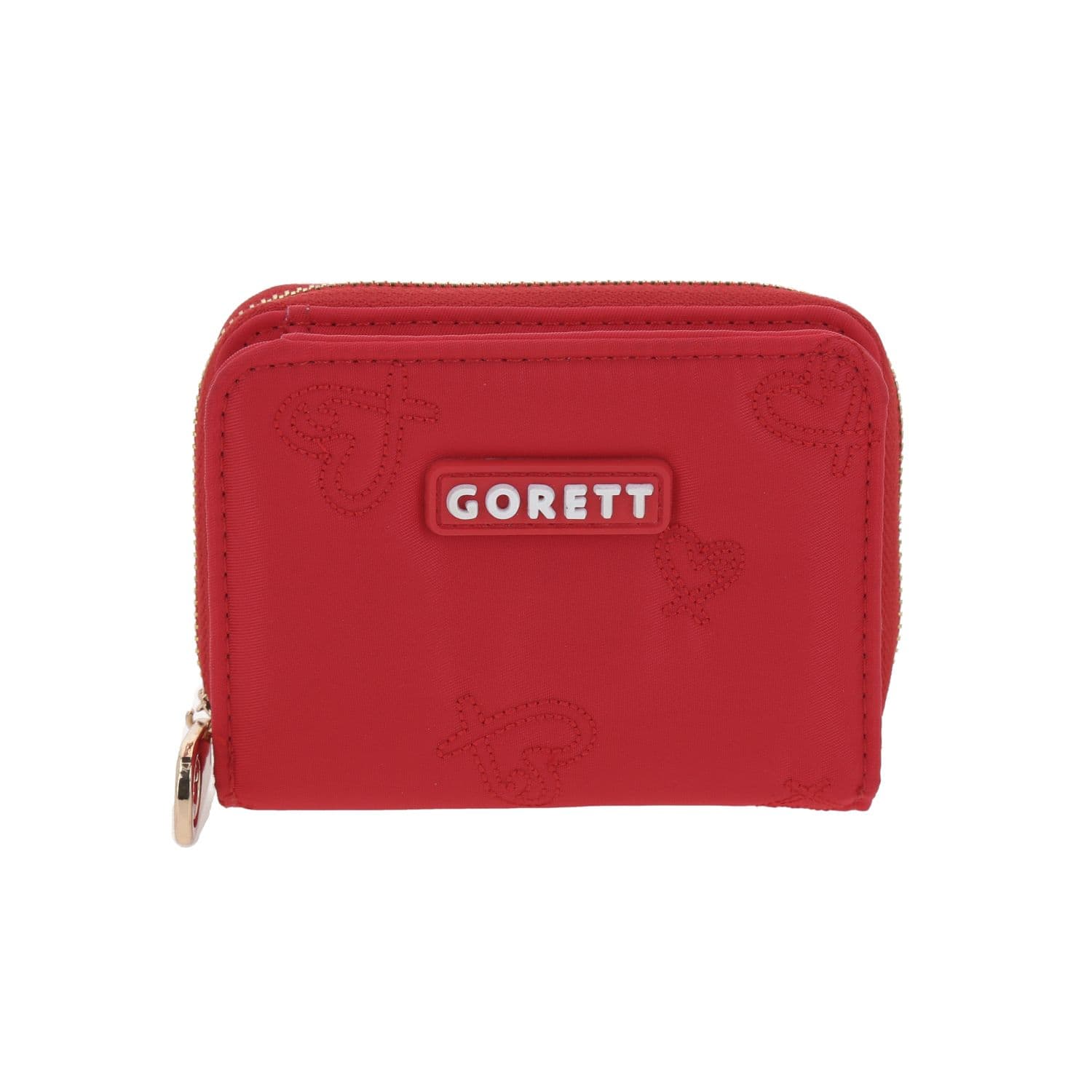 Cartera Gorétt Roja para Mujer - Billetera con Tarjetero, modelo GS25056-R
