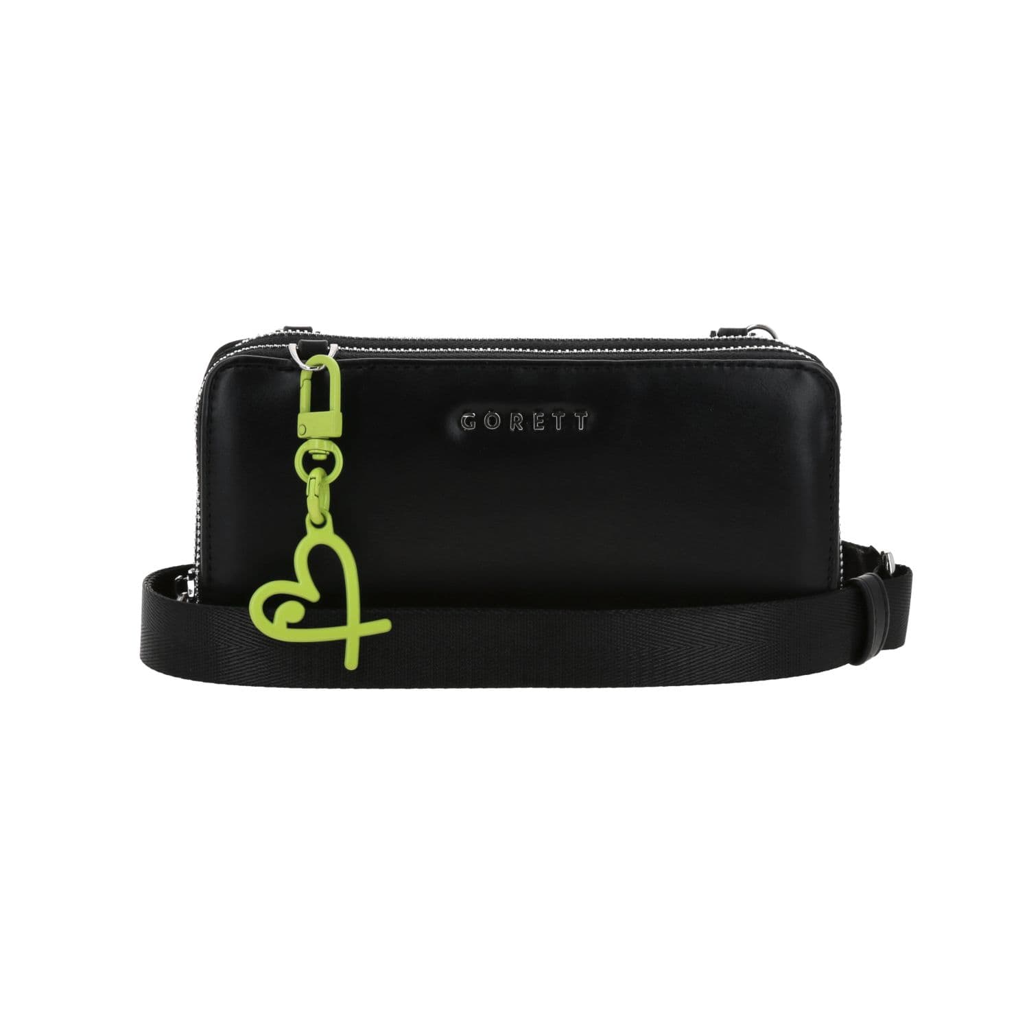 Cartera Gorétt by Chenson Negro Doble Compartimento para Dama, modelo GS25063-3