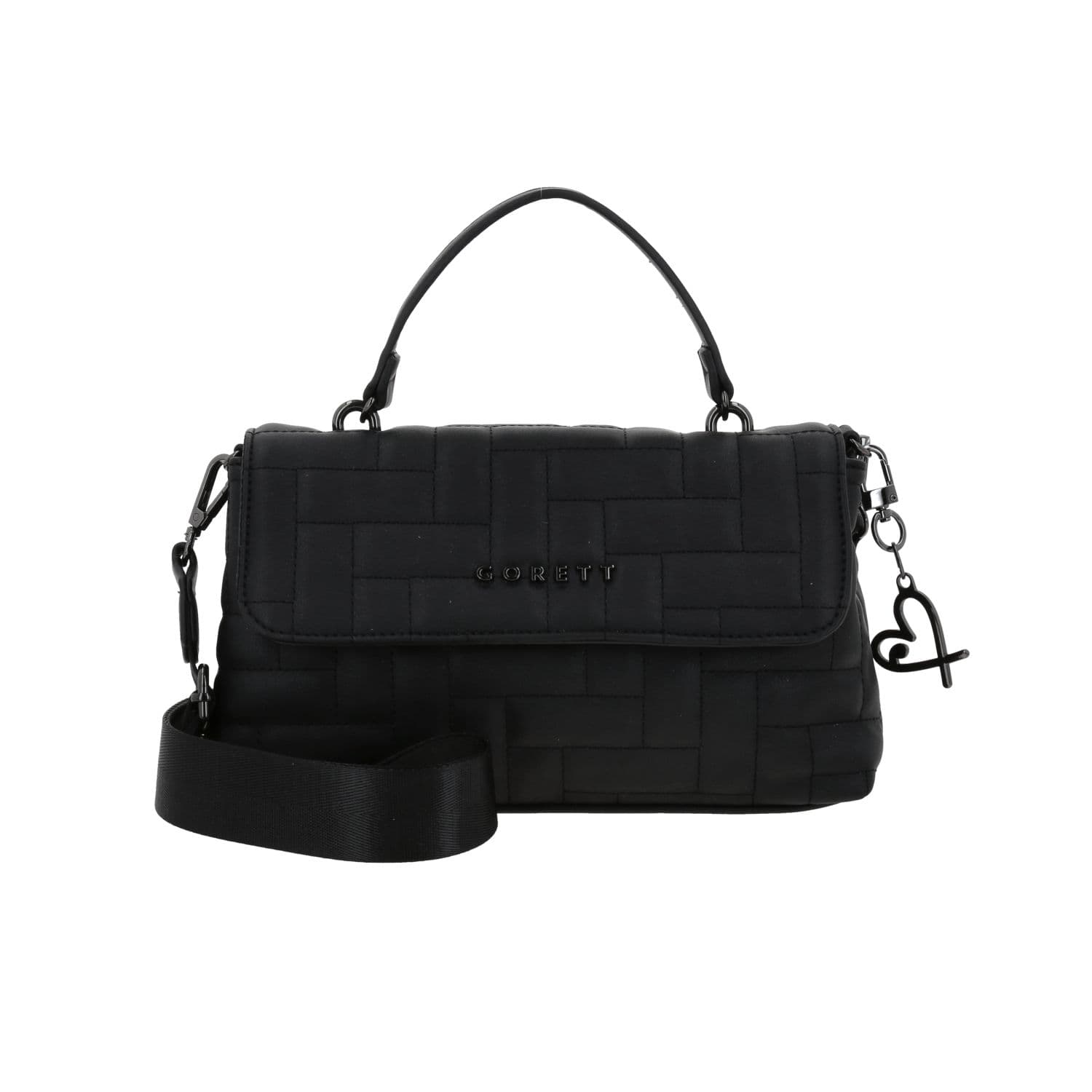 Bolsa de mano para dama Gorétt by Chenson Negro elegante y funcional, modelo GS25076-3
