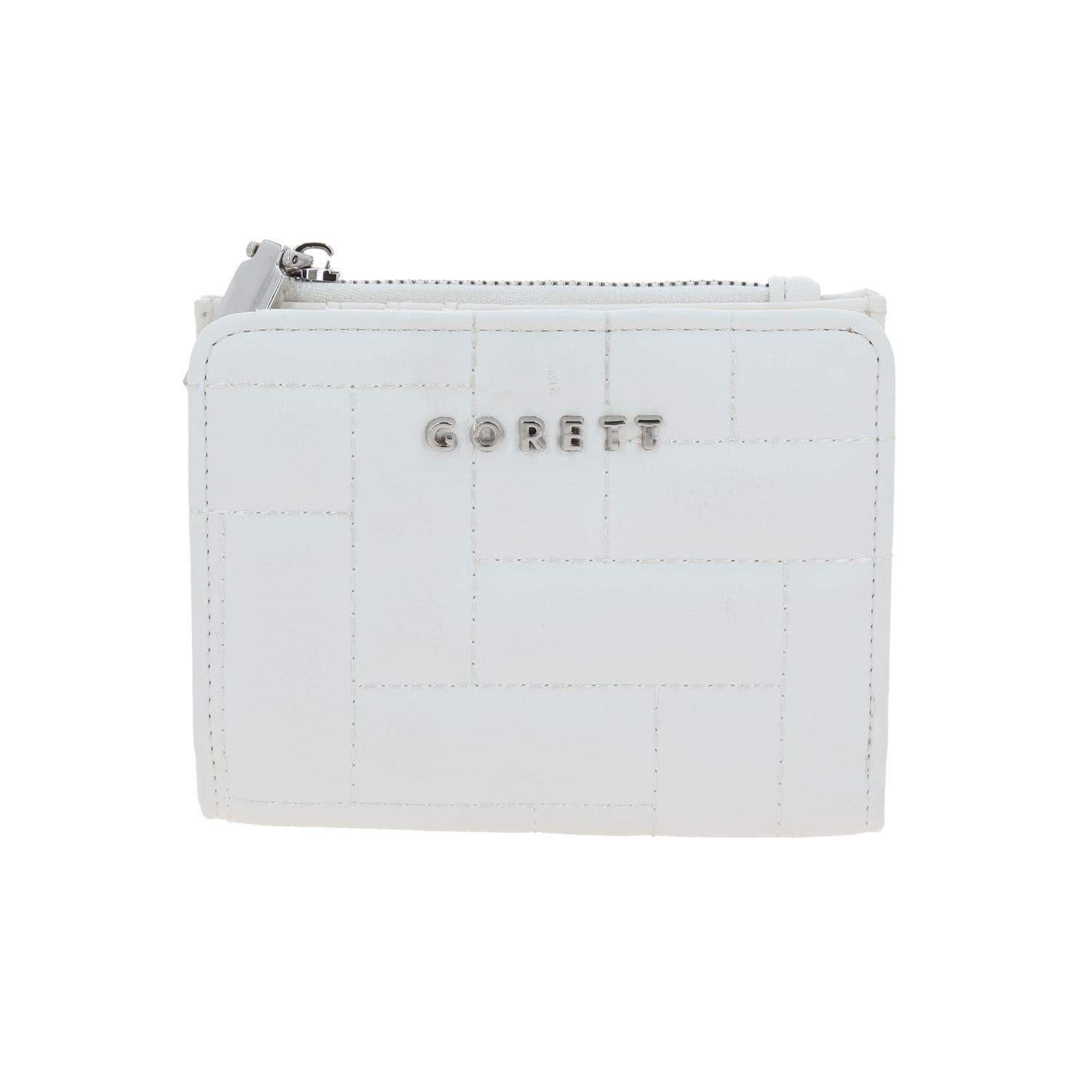 Cartera Gorétt by Chenson blanca para dama con monedero y tarjetero, modelo GS25077-W