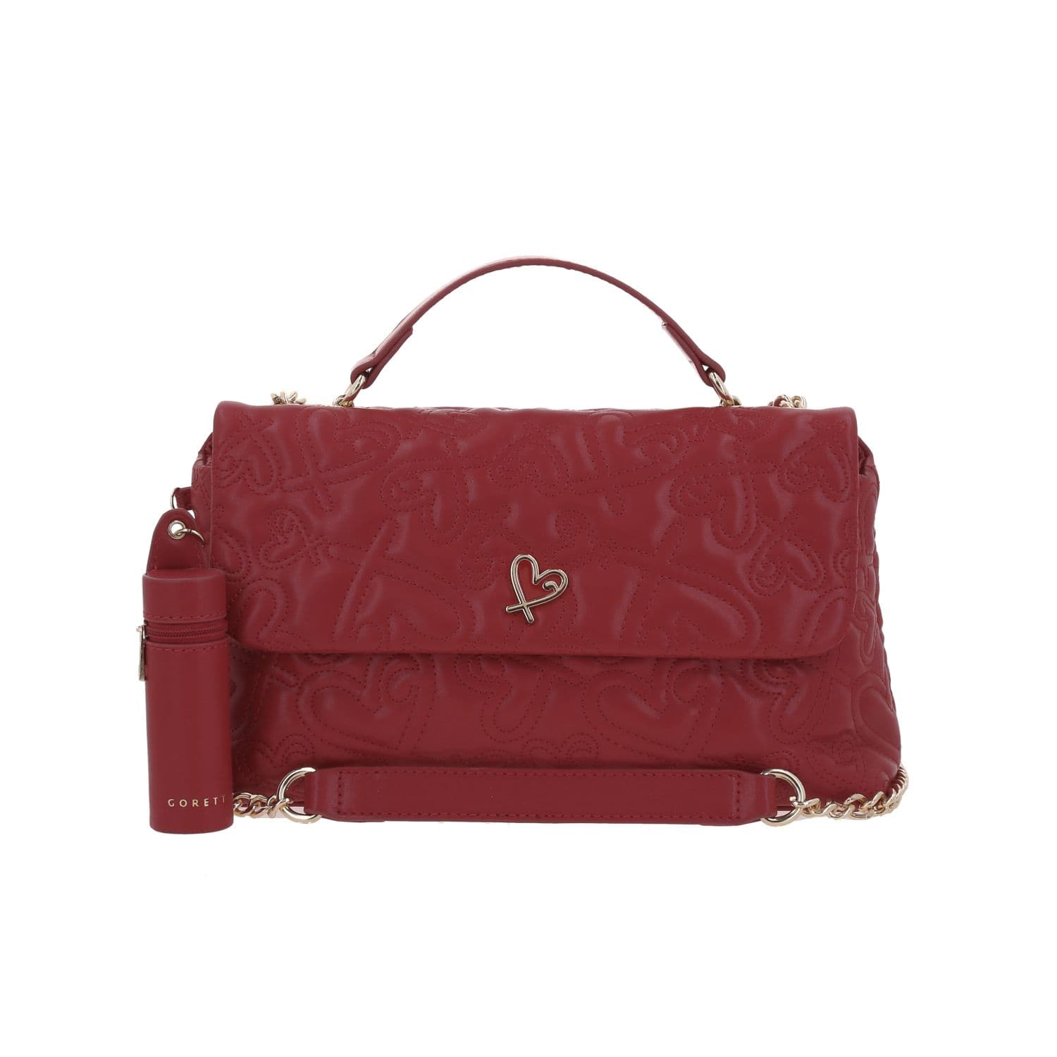 Bolsa de lado Gorétt by Chenson roja para dama, estilo y funcionalidad, modelo GS25084-R
