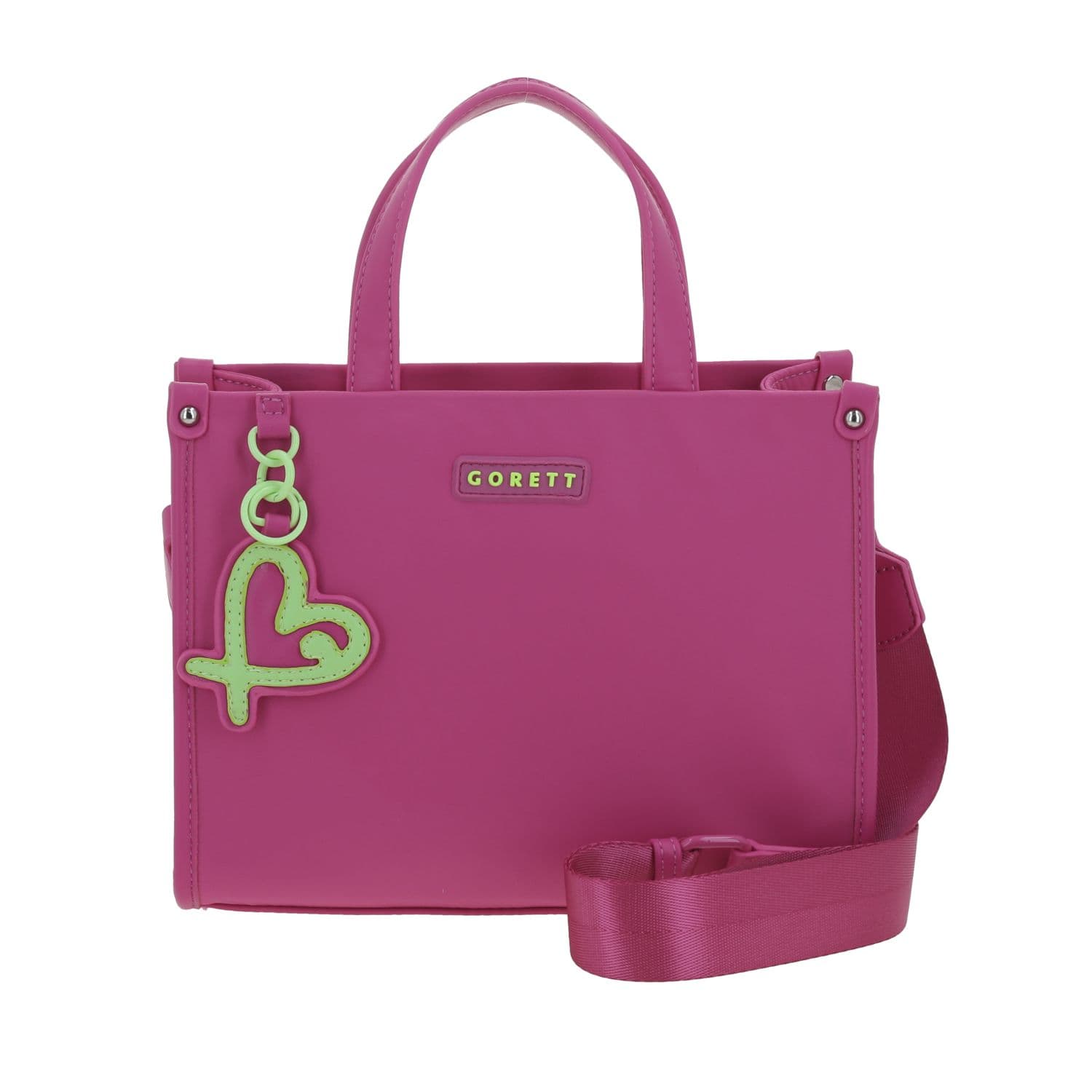 Bolsa de Mano para Dama Gorétt by Chenson Rosa con Cierre y Bolsillos, modelo GS25088-P