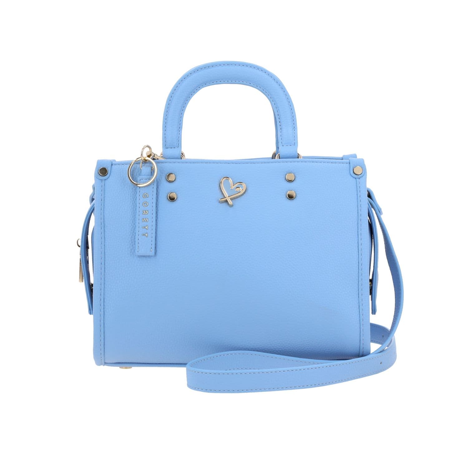 Bolsa de Mano para Dama Gorétt by Chenson Azul con Triple Compartimento, modelo GS25092-9