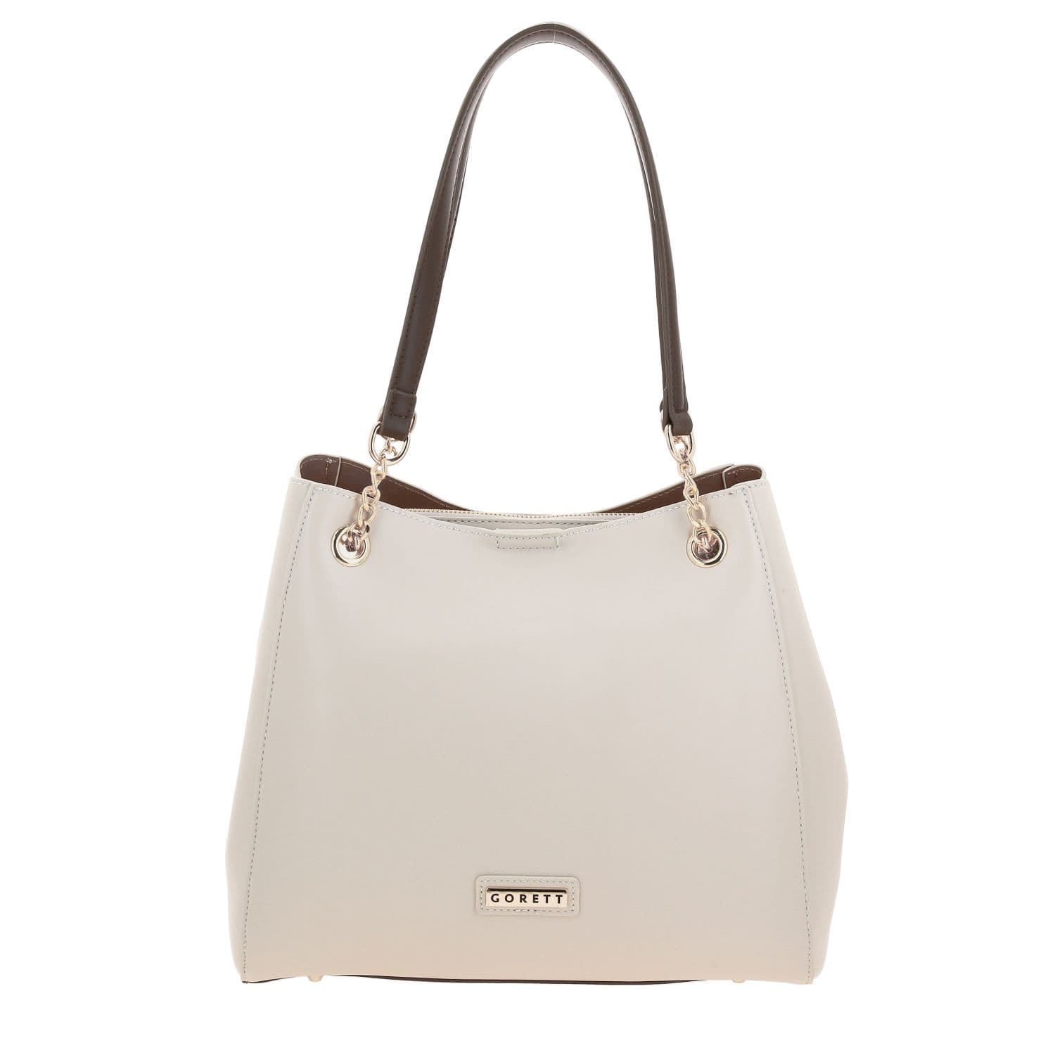 Bolsa Grande Gorétt Beige para Dama - Tote Casual Trabajo, modelo GS26001-E