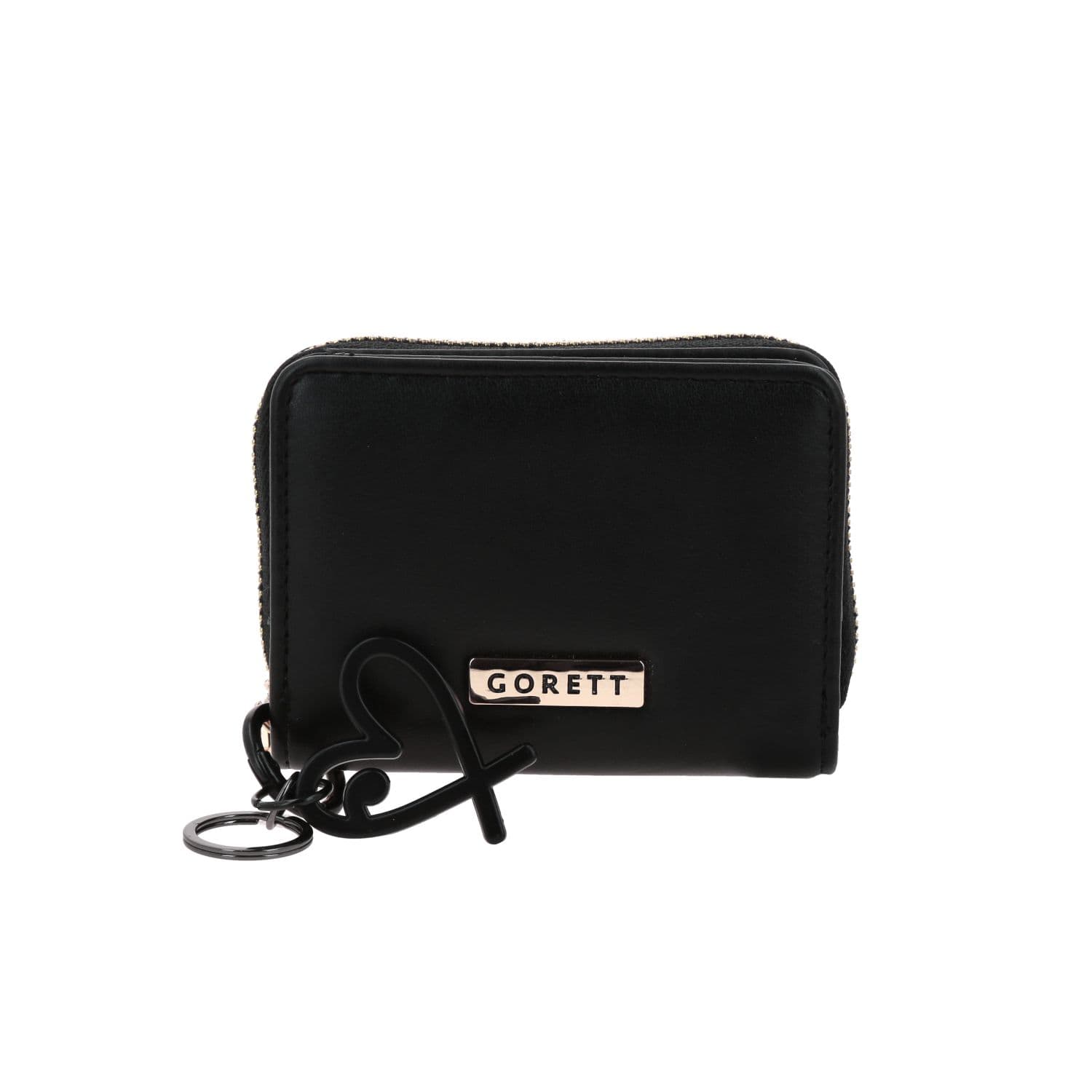 Cartera Gorétt Negro para Mujer | Billetera con Tarjetero, modelo GS26003-3