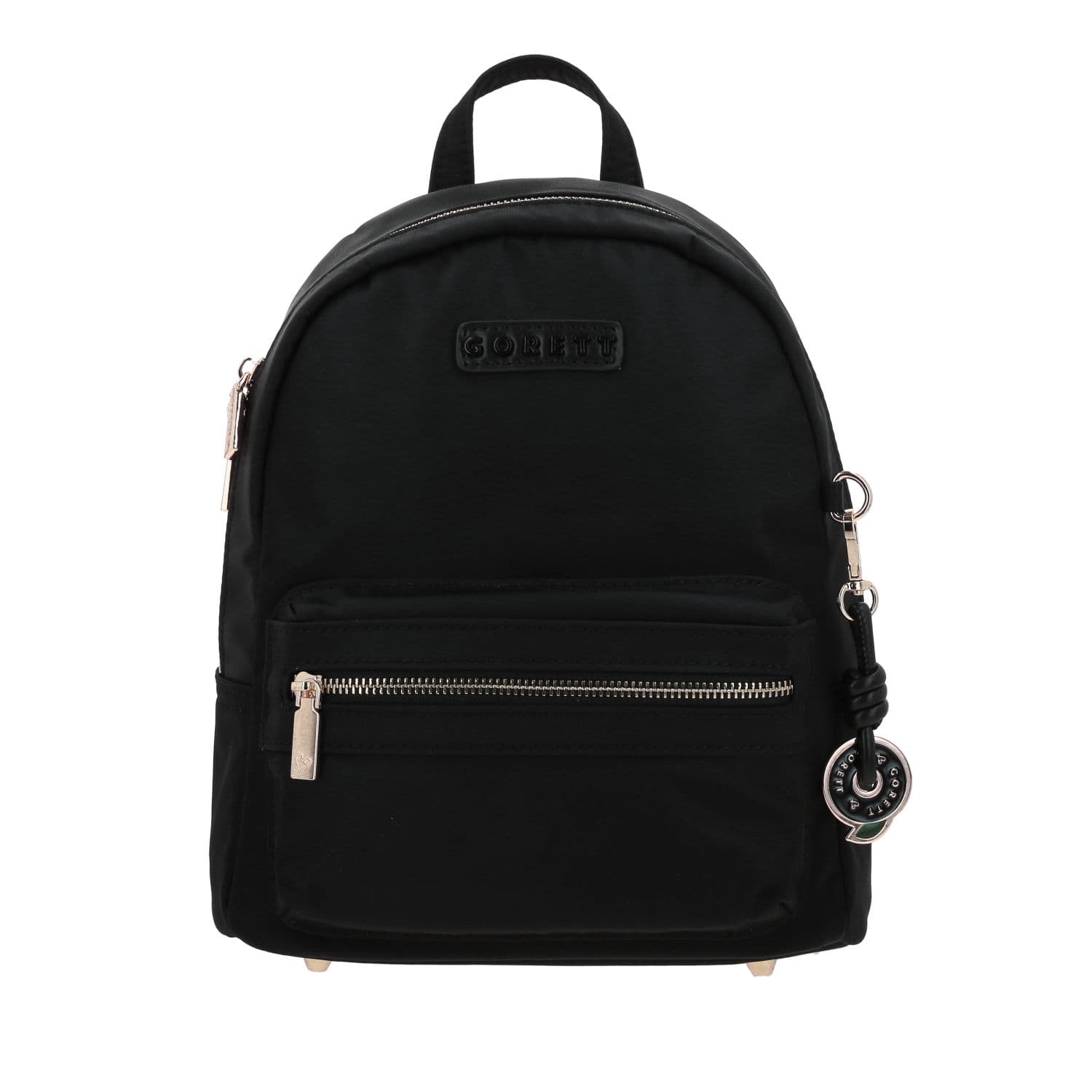 Mochila casual para dama Gorétt by Chenson color negro con amplio compartimento, modelo GS26008-3