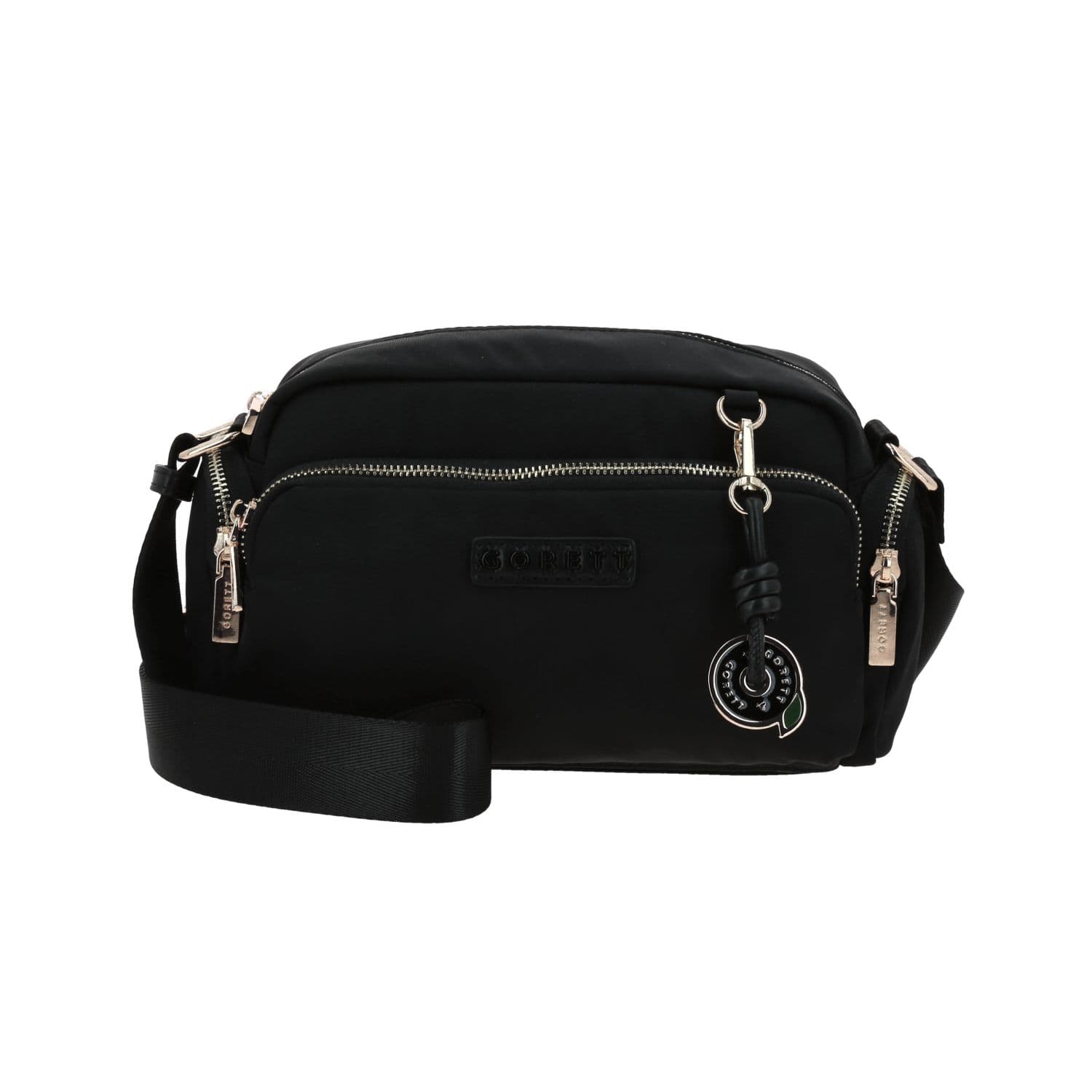 Bolsa de Lado Gorétt by Chenson Negra con Amplio Compartimento, modelo GS26010-3
