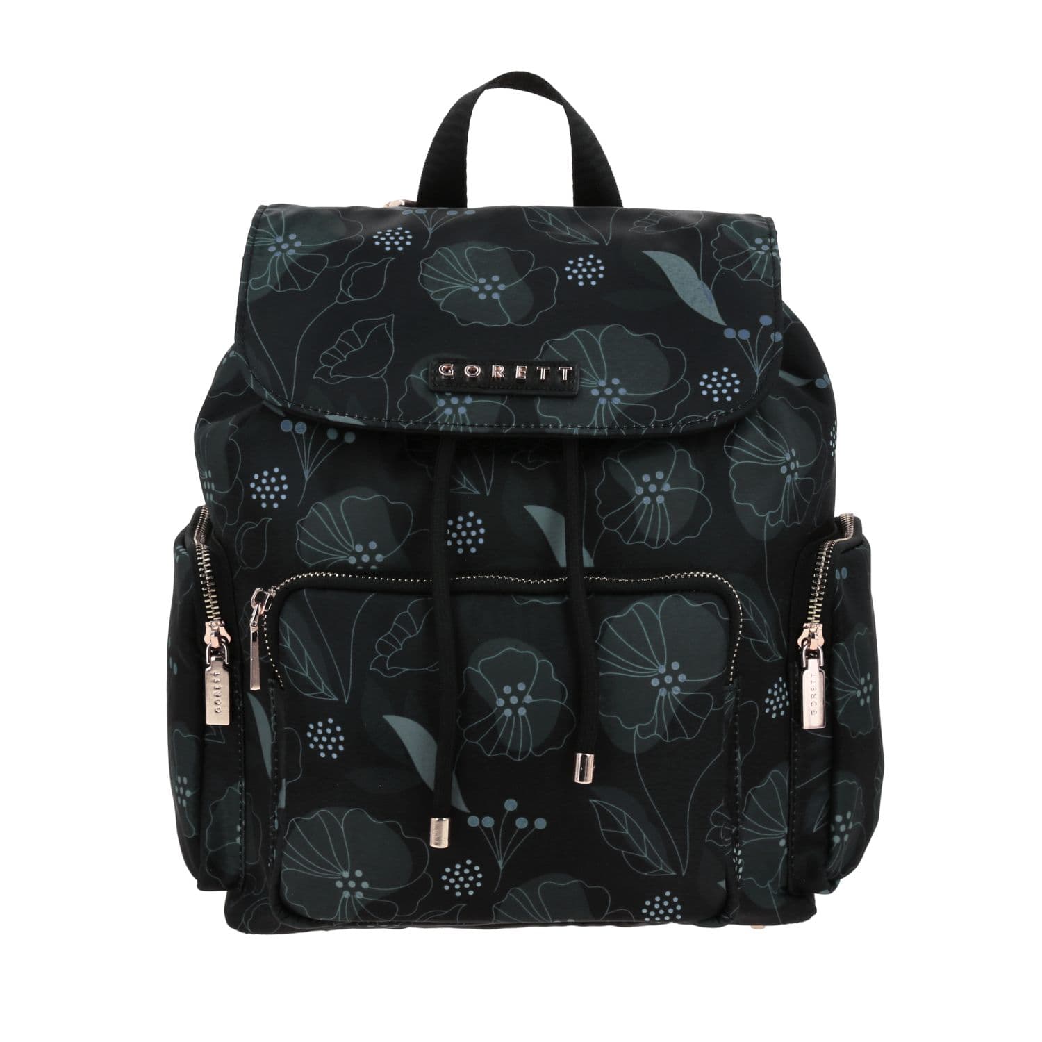 Mochila casual para dama Gorétt by Chenson color negro con estilo moderno, modelo GS26014-3