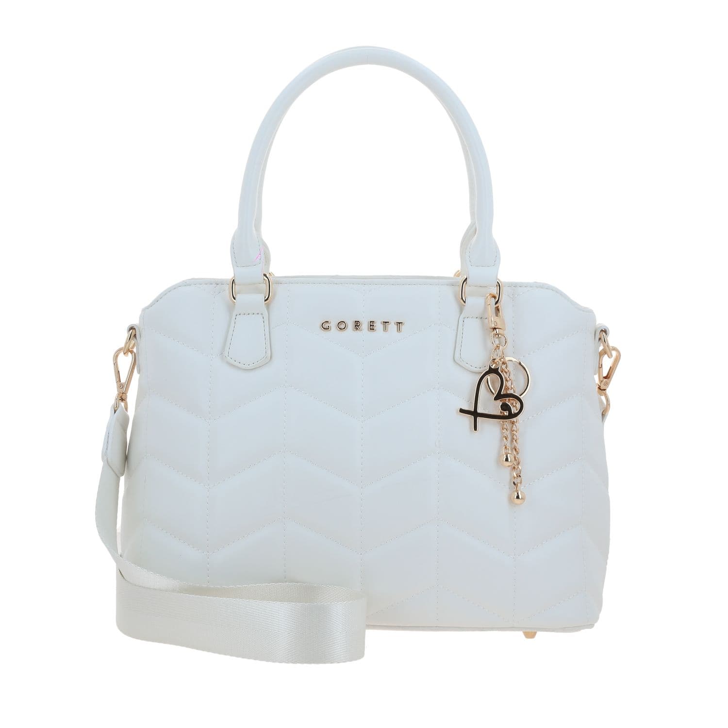 Bolsa de Mano para Dama Gorétt by Chenson en Color Blanco con Estilo Único, modelo GS26019-W