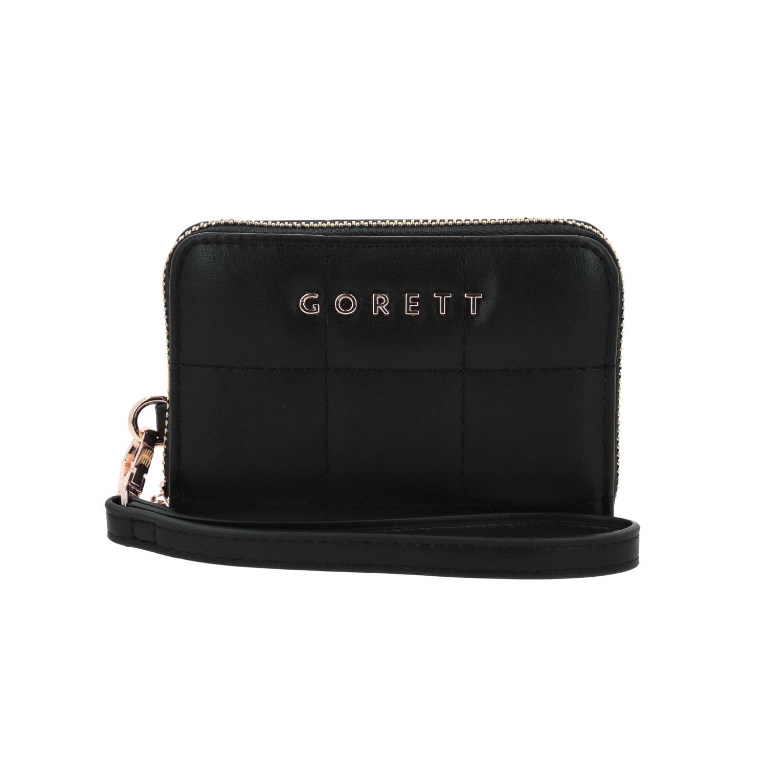Cartera Gorétt by Chenson Negra para Dama con Monedero y Tarjetero, modelo GS26025-3