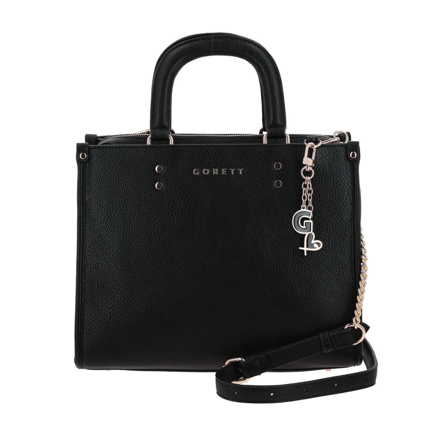 Bolsa de mano para dama Gorétt by Chenson negro con estilo y funcionalidad, modelo GS26026-3
