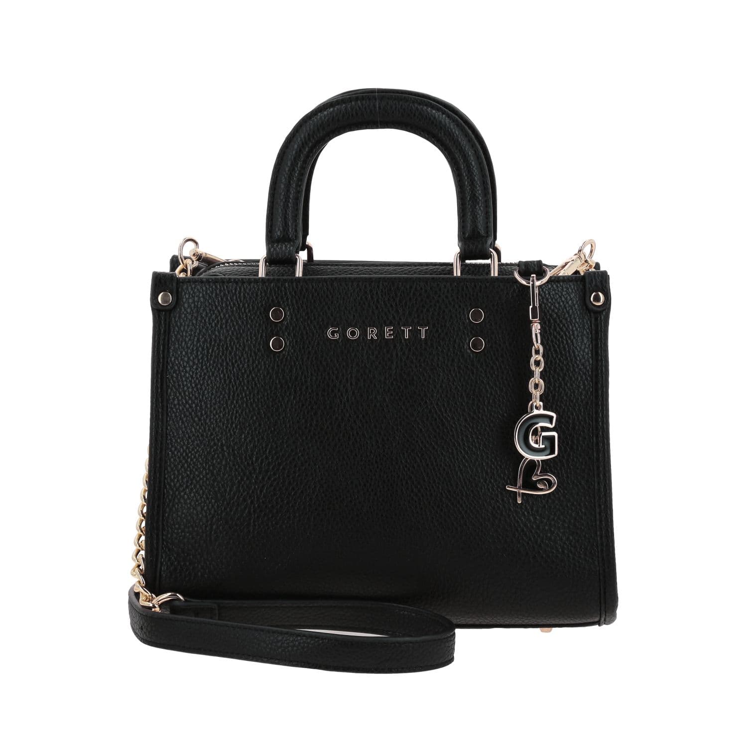 Bolsa de Mano para Dama Gorétt by Chenson Color Negro con Estilo Funcional, modelo GS26027-3